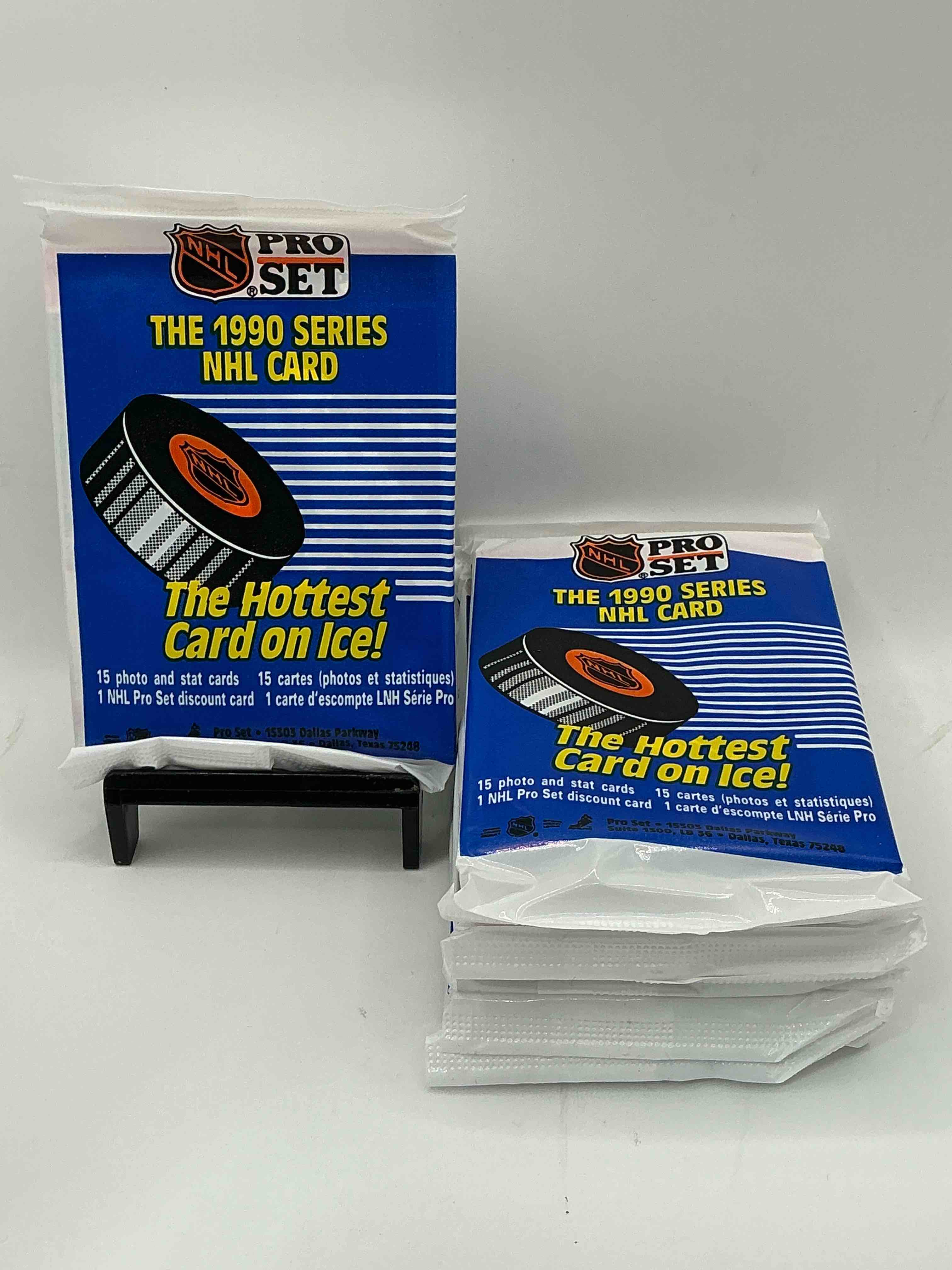 1990 nhl pro set series “the hottest cards of the ice”! look for some of you’re favorite nhl stars from the 90’s! 