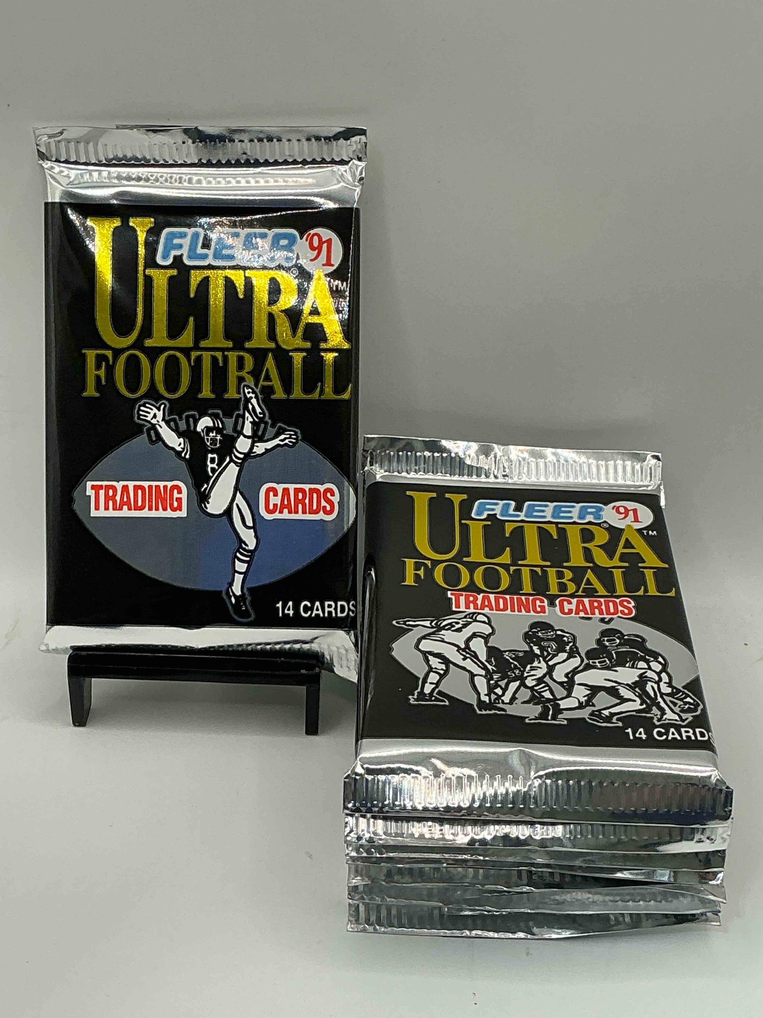 brett favre rookie!? 1991 fleer ultra unopened packs straight from original box!search for brett favre rookie & other valuable cards from joe montana emmitt smith & barry sanders!