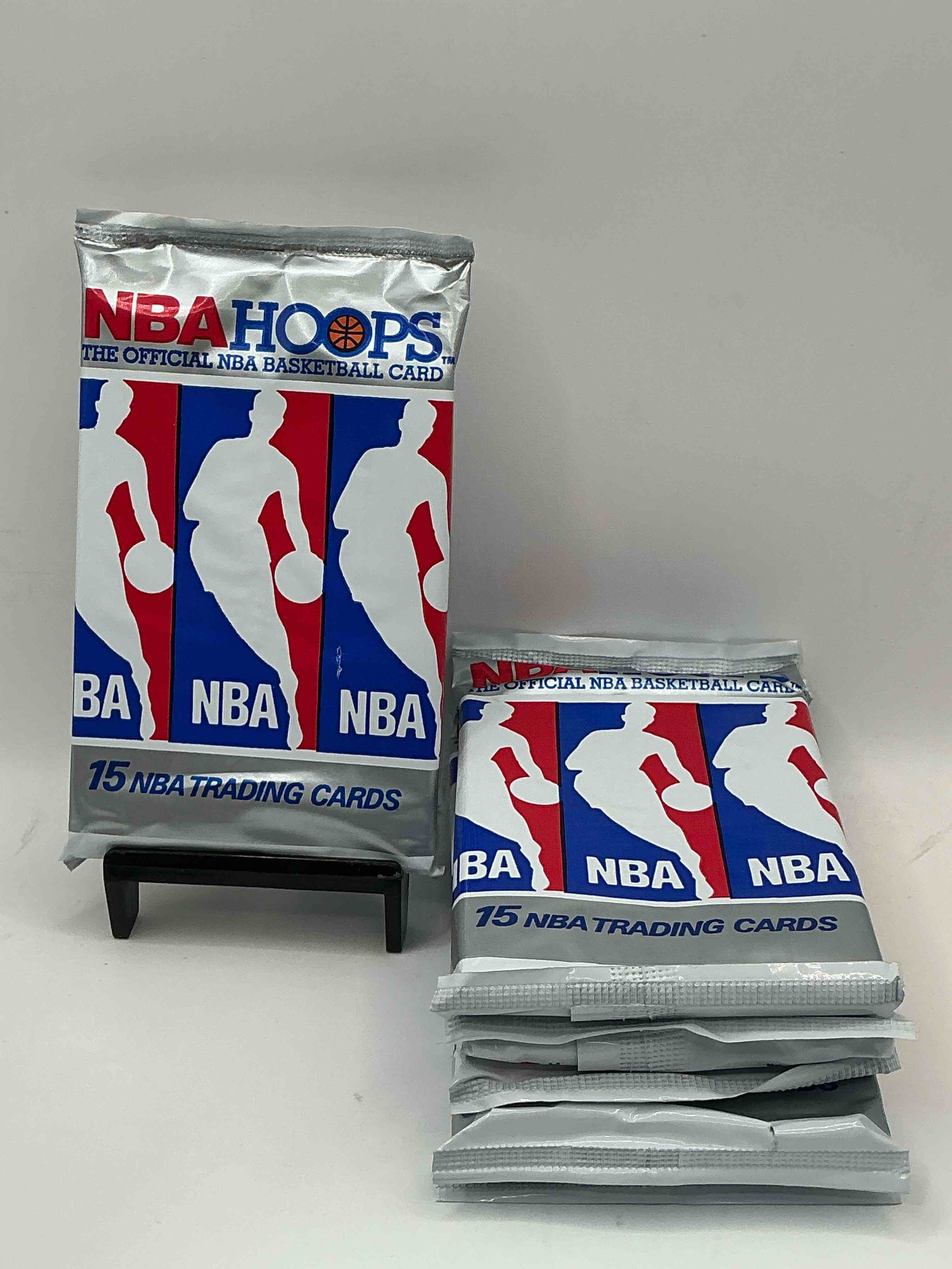 Michael Jordan!? 1990/91 NBA Hoops Unopened Sealed Trading Collectible Sports Card Pack, Direct From Original Sealed Retail Case! Search For Early Michael Jordan #65 (PSA 10 Value $550), Jordan All Star Card, & Too Many Other Nice Cards To List!