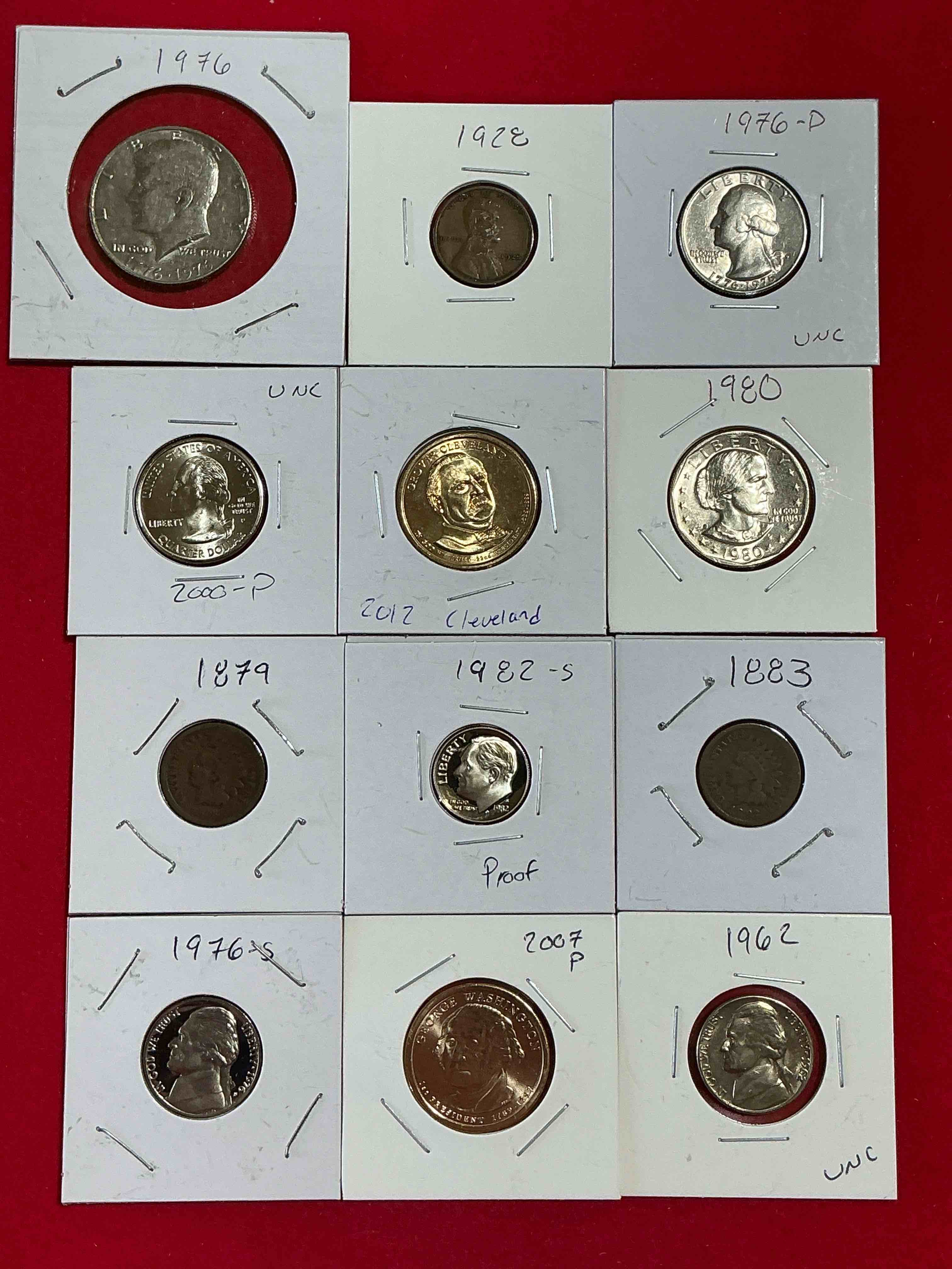 Coin Lot Craziness! A Fun Mixture Of Different Coins From All Different Years! Ike Dollars, Indian Head Pennies, Half Dollars & More! Perfect Addition To Any Collection! 