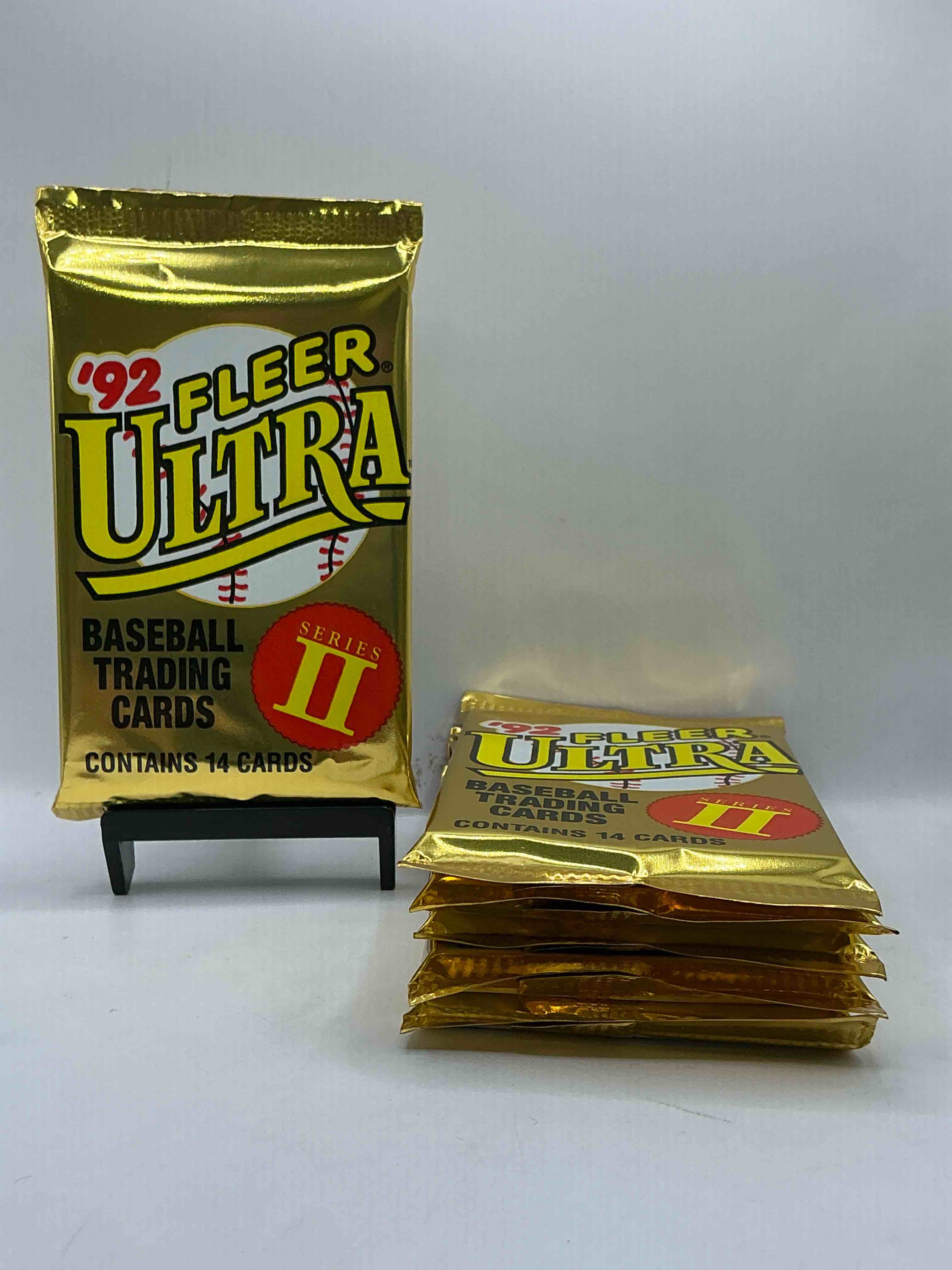 1992 fleer ultra series ii baseball sealed card pack, direct from original sealed retail case! search for valuable early ken griffey jr., nolan ryan, cal ripken jr. & much more in this premium card set! these cards are gorgeous!