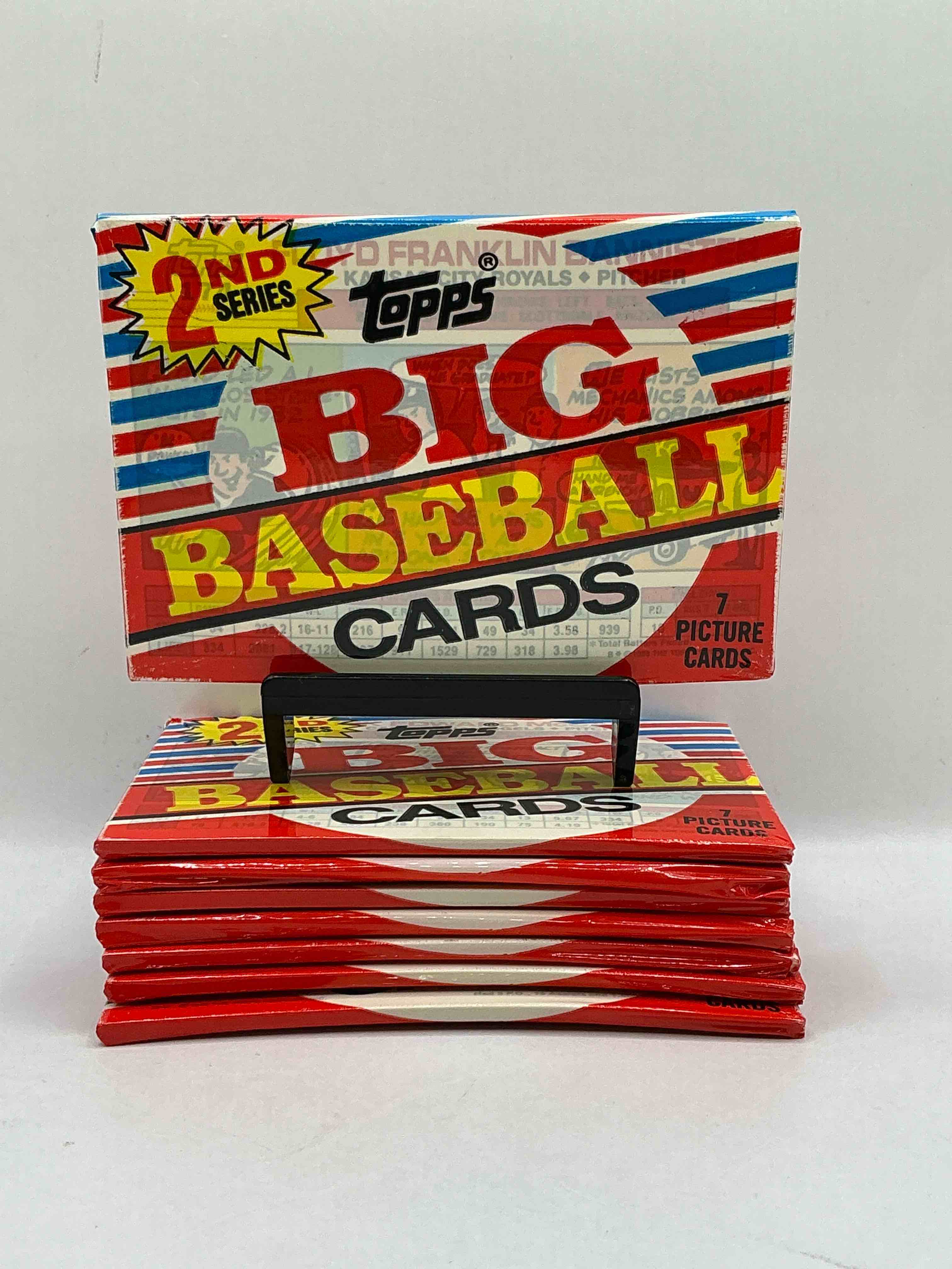 1988 topps big baseball sealed card packs direct from original retail case. getting harder & harder to find! search for bo jackson, roger clemons & tons of 80's stars in these fun cards you rarely see!