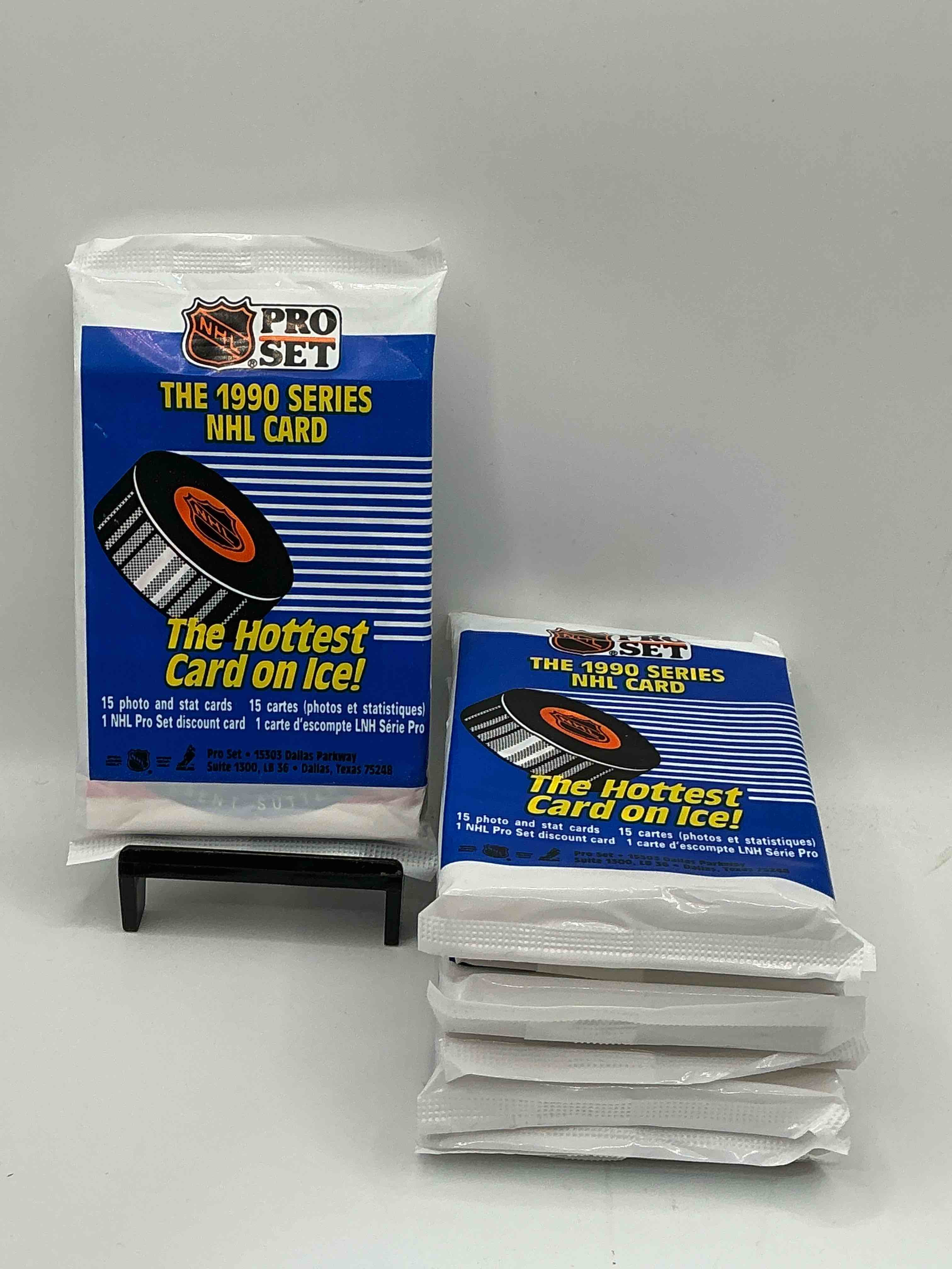 1990 nhl pro set series “the hottest cards of the ice”! look for some of you’re favorite nhl stars from the 90’s! 