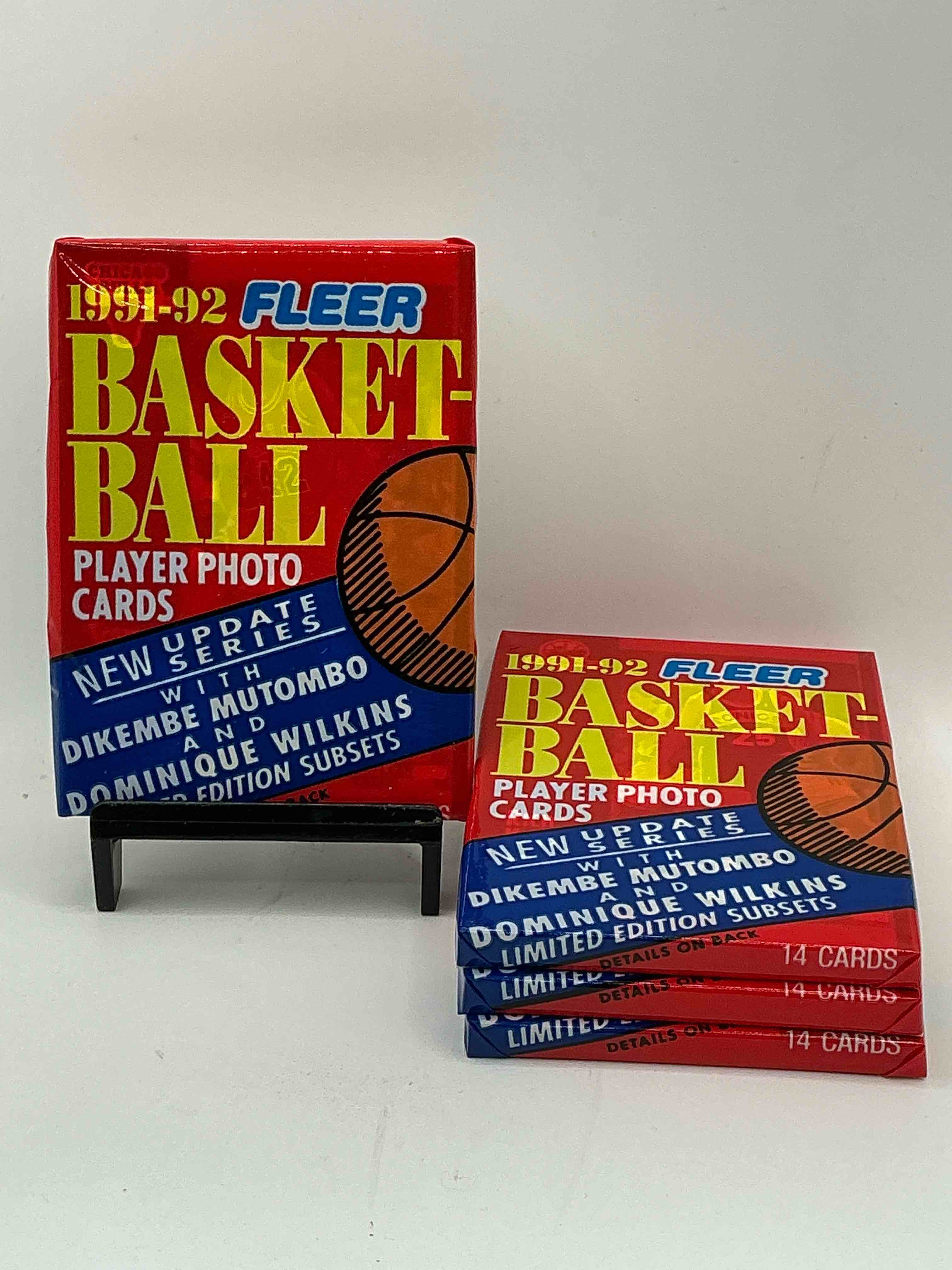 jordan!? 1991 fleer nba wax pack, direct from original factory sealed retail case!search for valuable michael jordan #29 (psa 10 value $300), larry johnson, rookie & too many valuable cards to list!