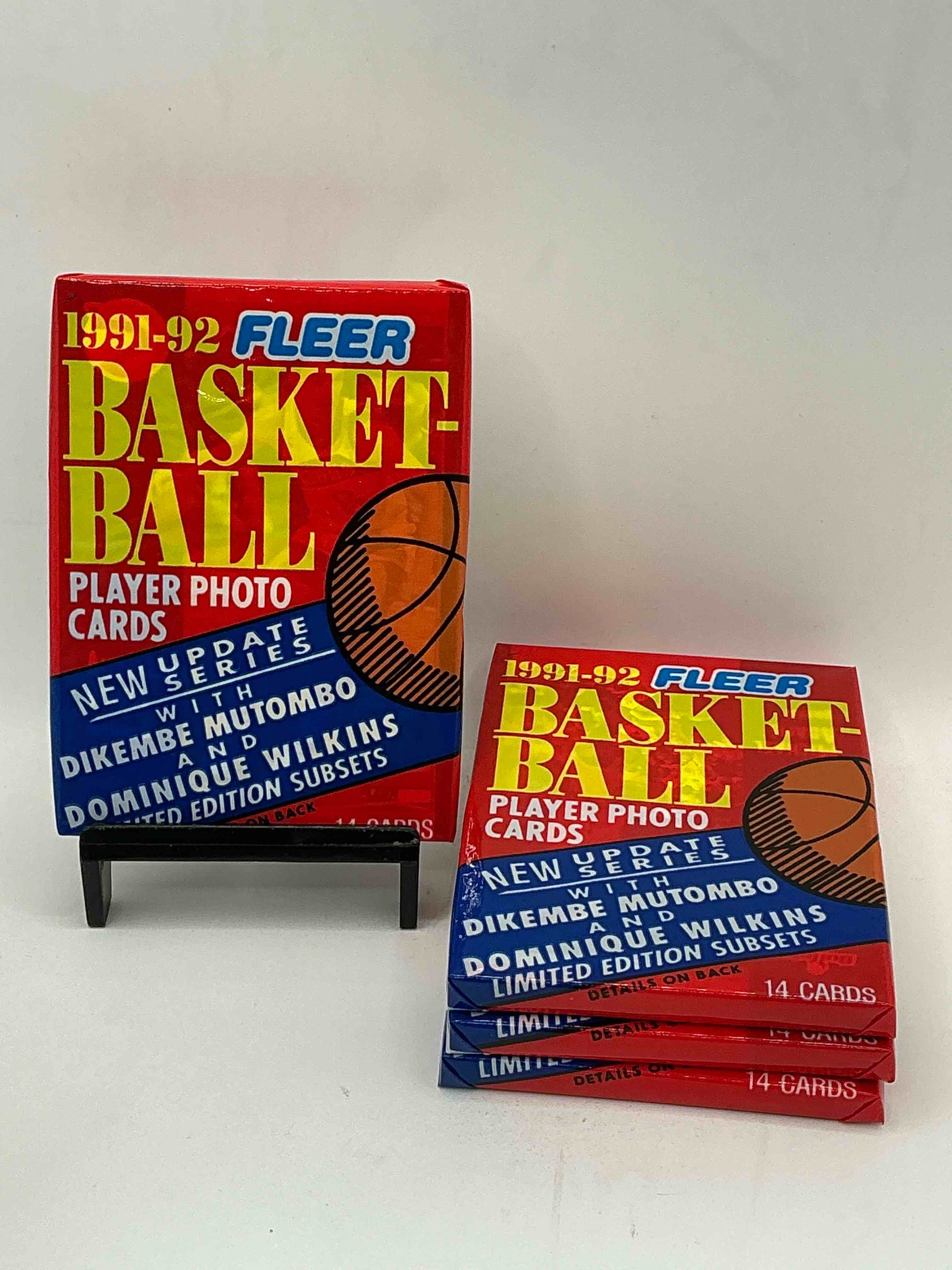 jordan!? 1991 fleer nba wax pack, direct from original factory sealed retail case!search for valuable michael jordan #29 (psa 10 value $300), larry johnson, rookie & too many valuable cards to list!