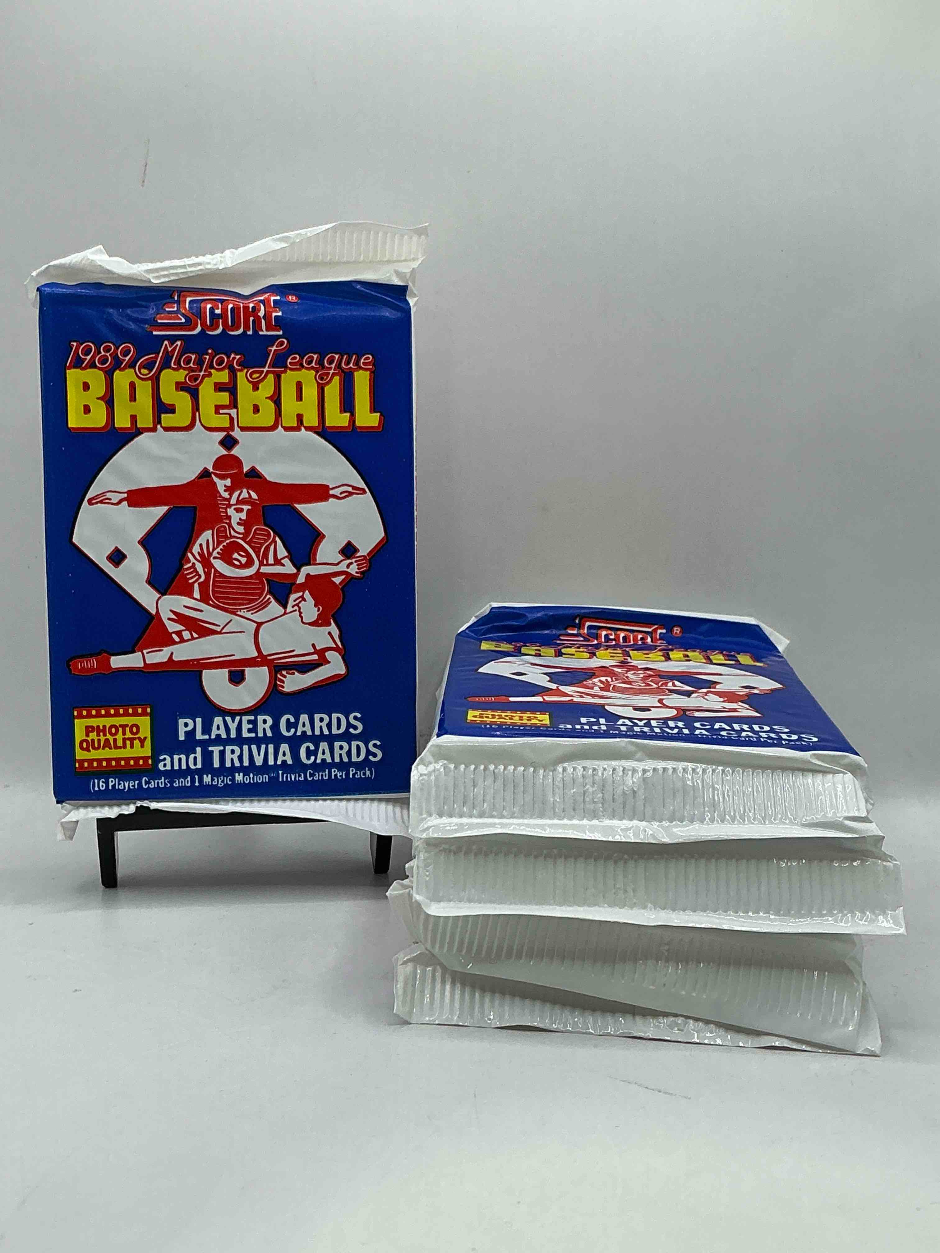 1989 score baseball sealed sports collectible card pack, direct from original retail case! search for valuable don mattingly #1 & so many cool nostalgic 80's players!