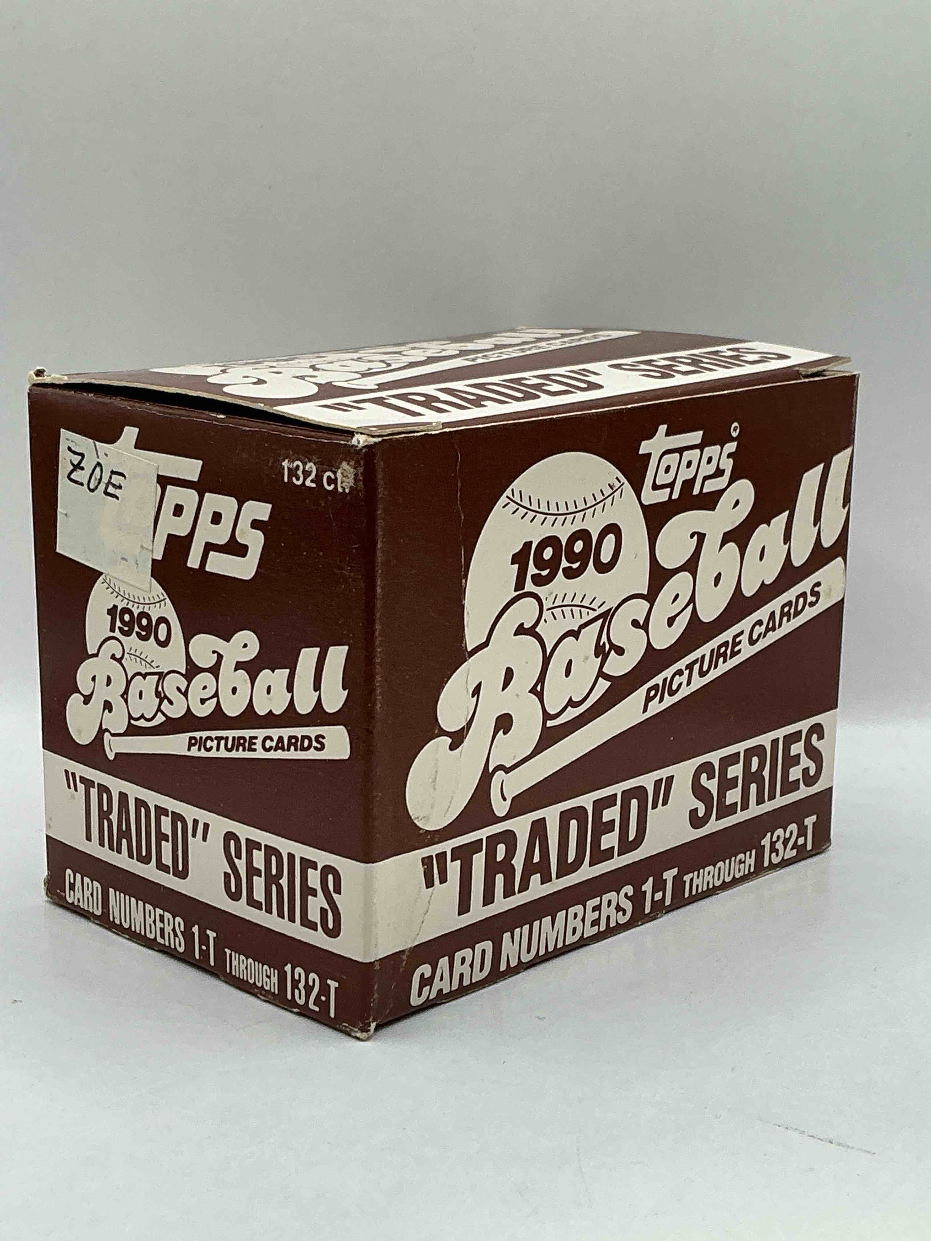 1990 topps traded 132 card set! baseball bonanza! rare topps traded baseball set from 1990, look for legends & rookies!