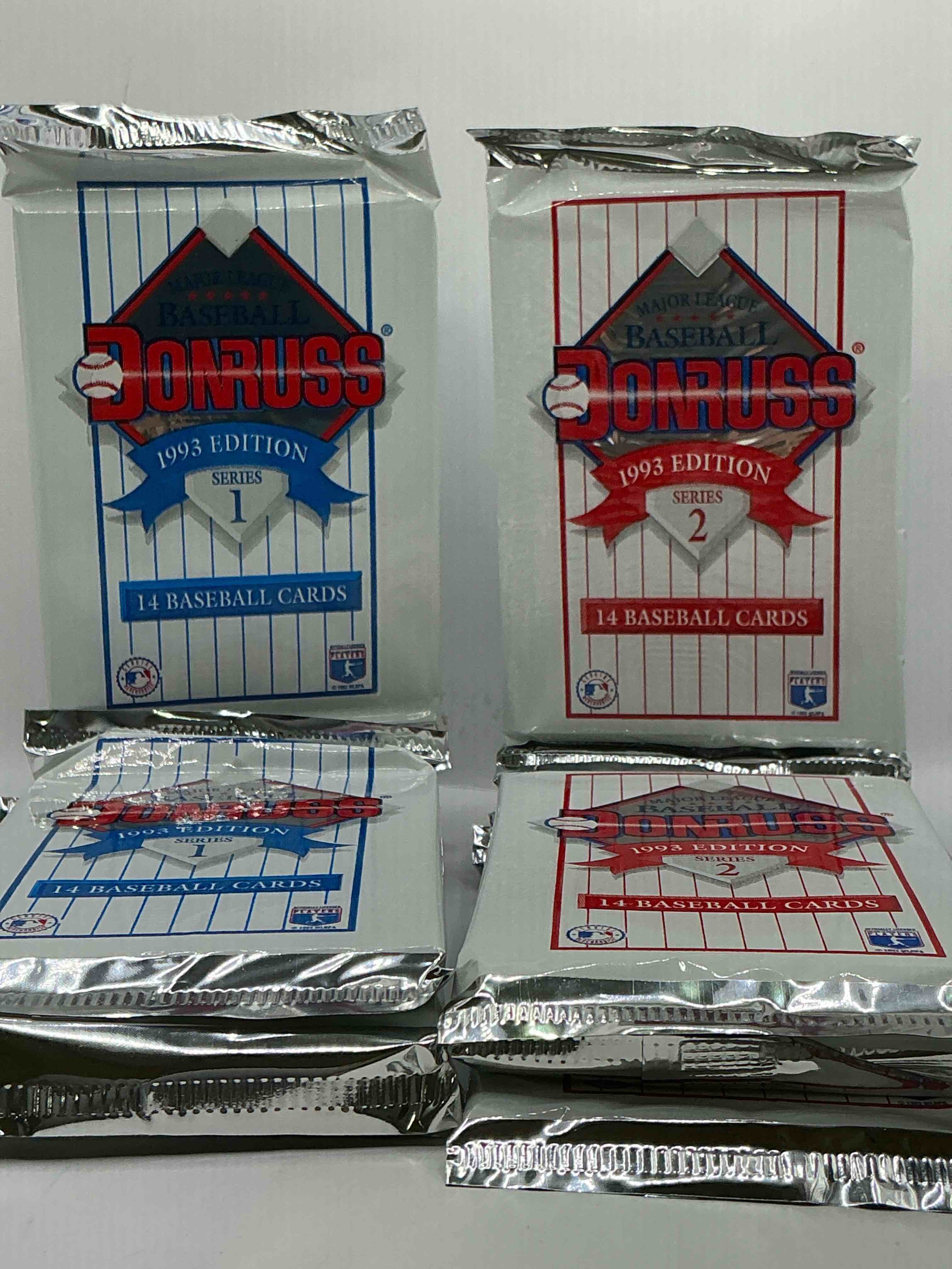great year! 1993 donruss baseball unopened baseball card packs, series i & ii, direct from original sealed retail case! search for valuable rated rookie cards from chipper jones (psa 10 $150+) & mike piazza, early ken griffey jr. & so much more!