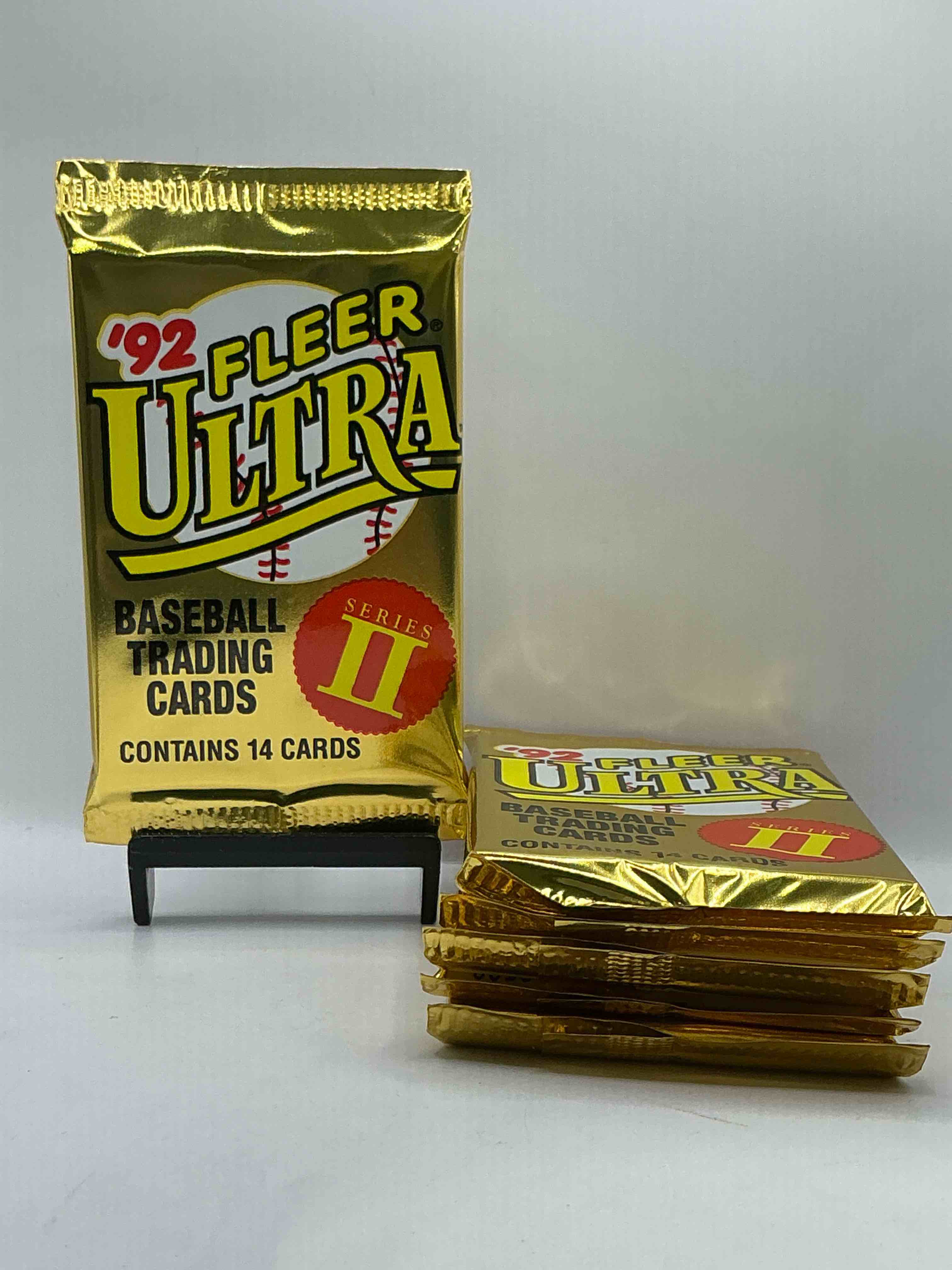 1992 fleer ultra series ii baseball sealed card pack, direct from original sealed retail case! search for valuable early ken griffey jr., nolan ryan, cal ripken jr. & much more in this premium card set! these cards are gorgeous!