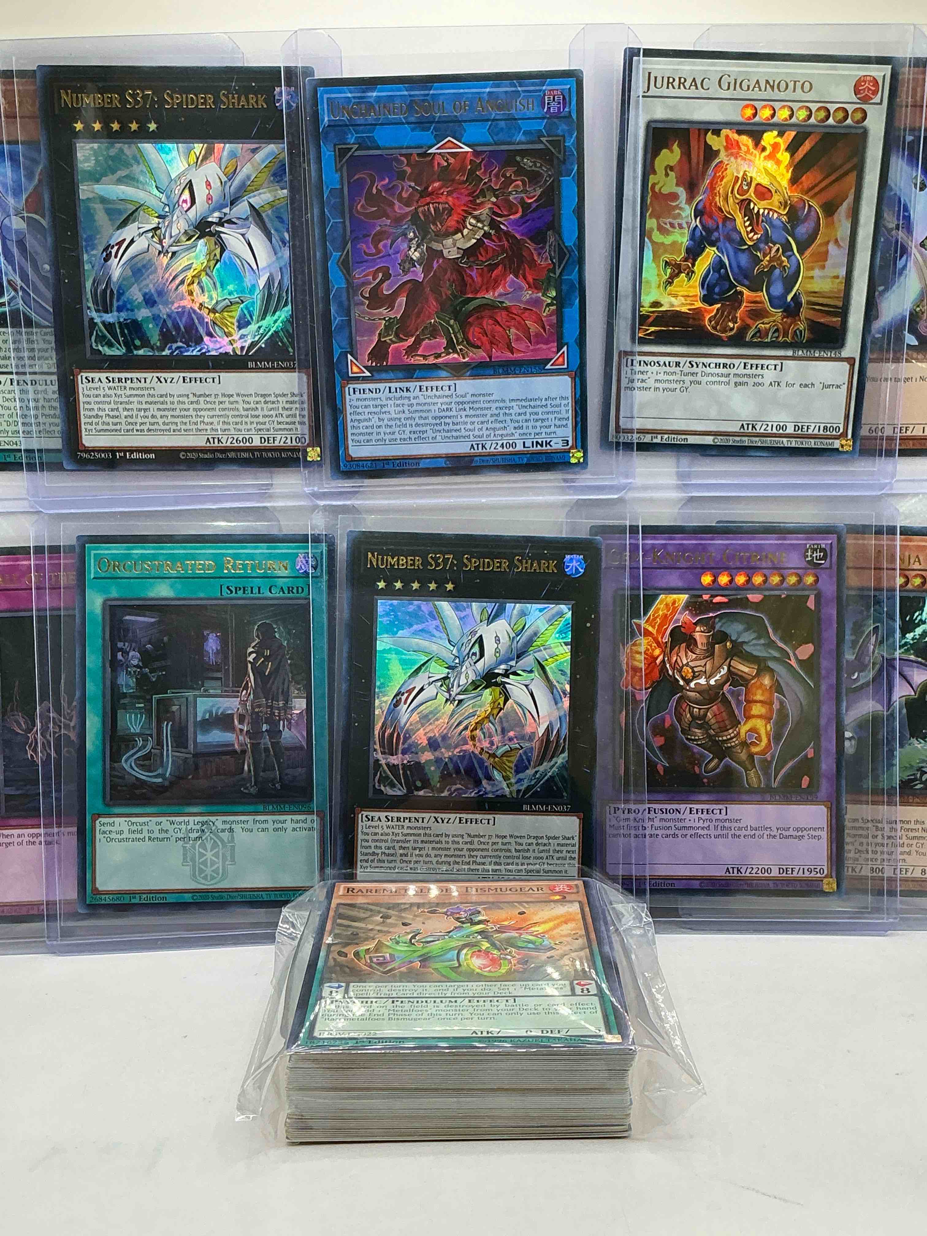 Condition photo showing New/Like New for yu-gi-oh 50 card lot! join the craze of yu-gi-oh with these awesome cards! this 50 card lot includes the big three yu-gi-oh category cards, monsters, spells & traps! this 50 card lot includes some of all three! wow! perfect time to start collecting! 