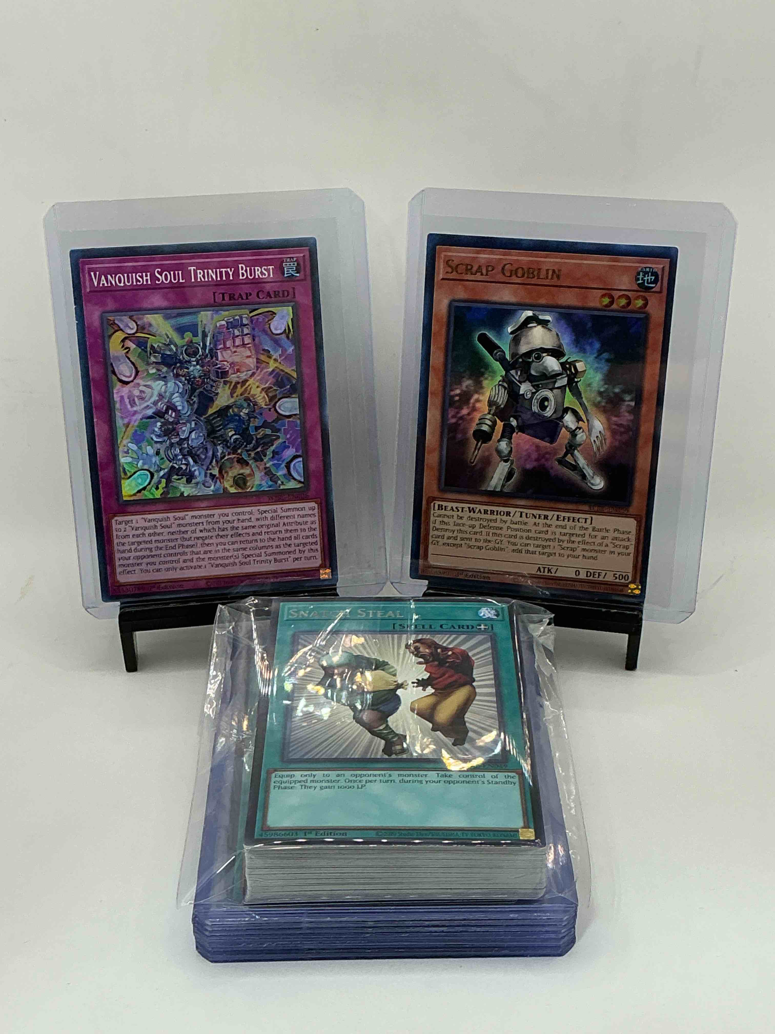 Yu-Gi-Oh 50 Card Lot! Join The Craze Of Yu-Gi-Oh With These Awesome Cards! This 50 Card Lot Includes The Big Three Yu-Gi-Oh Category Cards, Monsters, Spells & Traps! This 50 Card Lot Includes Some Of All Three! WOW! Perfect Time To Start Collecting! 
