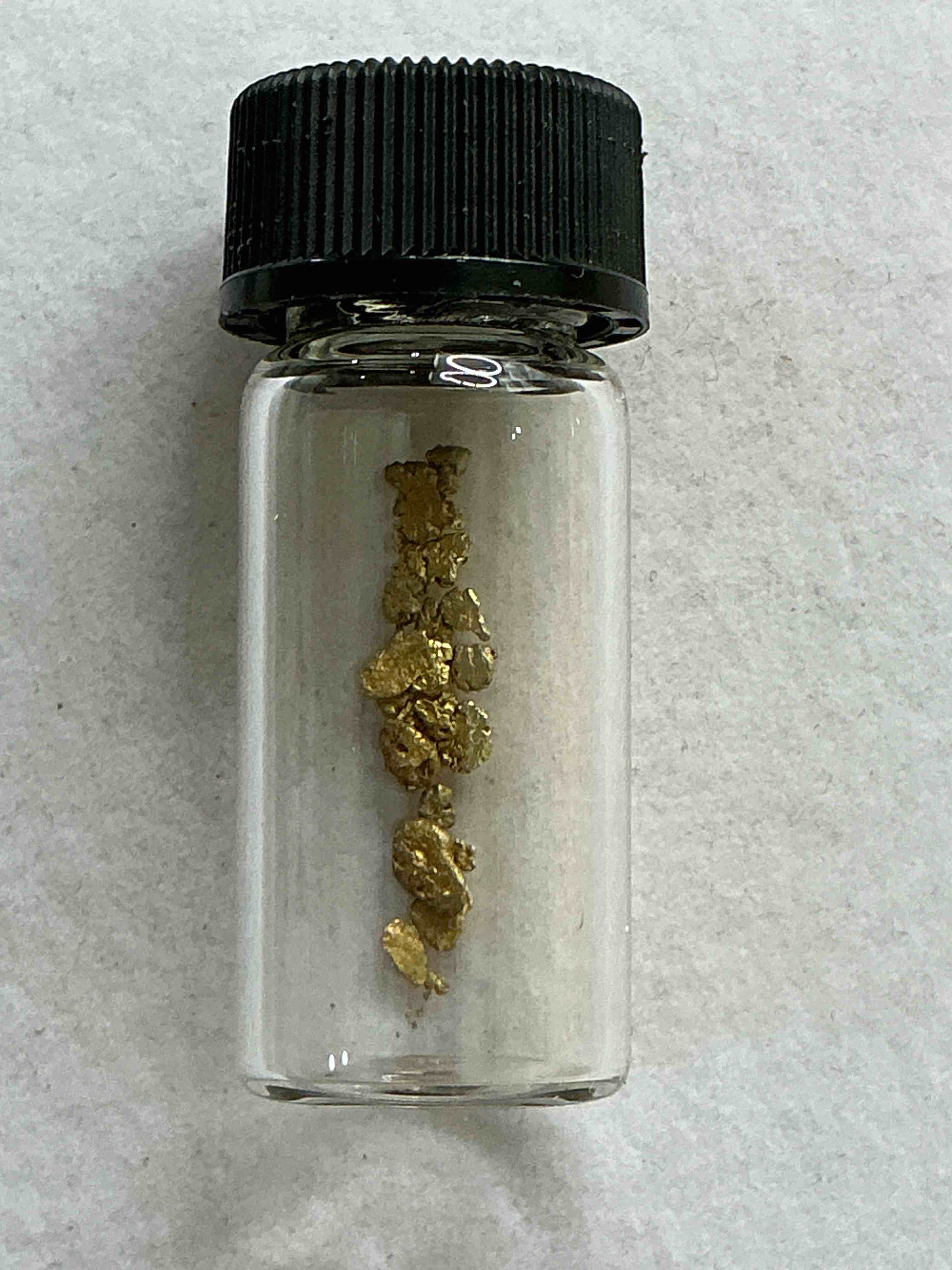 Genuine Gold Nuggets! Gold Nuggets Fresh From Prospecting North Carolina Mountains, Total Weight Of All Nuggets Is Approximately .5 Grams. These Gold Nuggets Typically Test At Between Approx 22-24 Karat. Gold In Raw, Prospected Form Is Extremely Hard To Find & Much Rarer Than Any Refined Form. Get In On The Gold Craze... Gold Has Increased In Value Over 40% Since 2025! U.S. Dime For Size Reference Only (not included). Gold Vile In Image Included. Own Genuine, Gold Nuggets!  