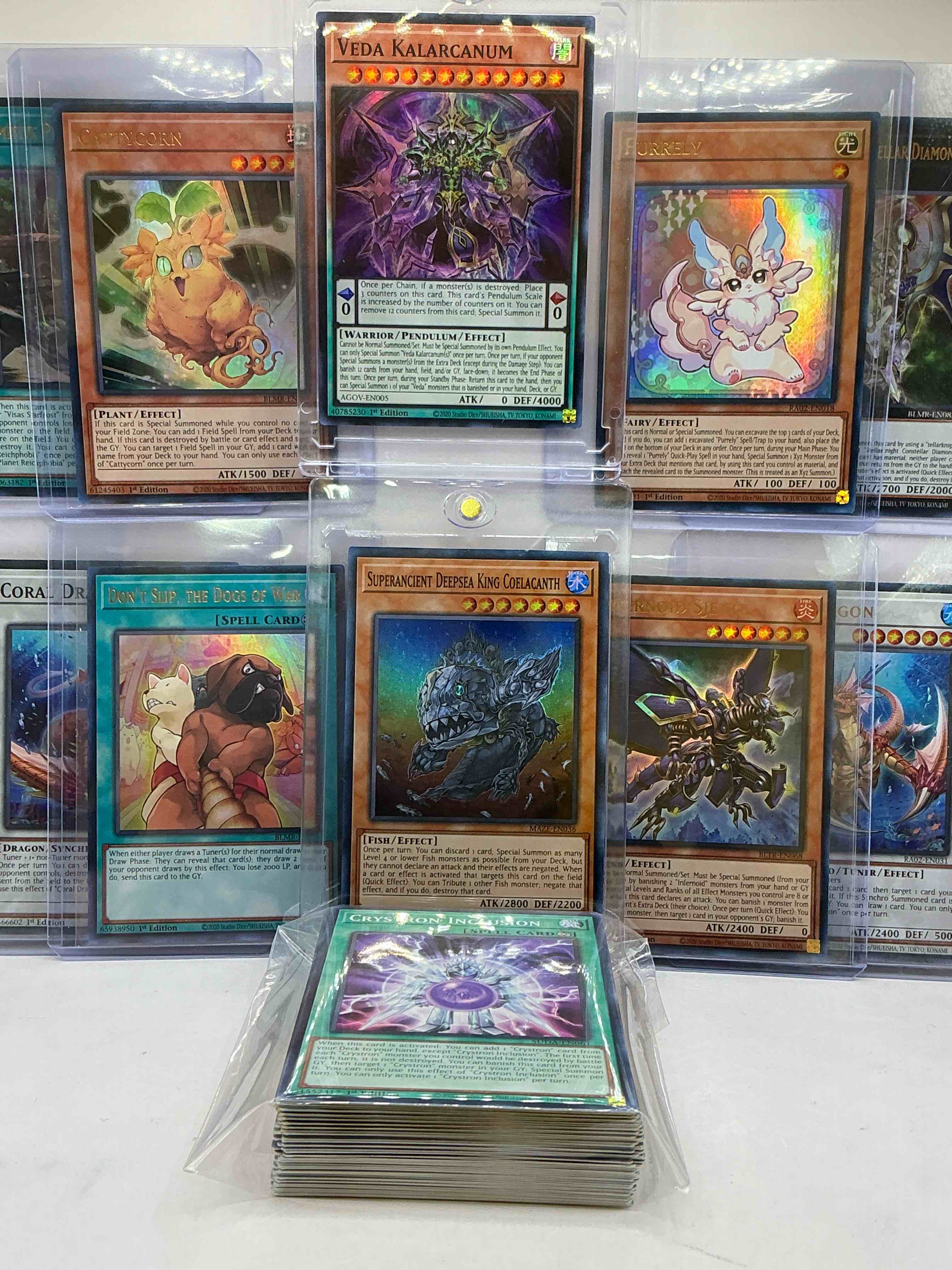 Condition photo showing New/Like New for yu-gi-oh 50 card lot! join the craze of yu-gi-oh with these awesome cards! this 50 card lot includes the big three yu-gi-oh category cards, monsters, spells & traps! this 50 card lot includes some of all three! wow! perfect time to start collecting! 