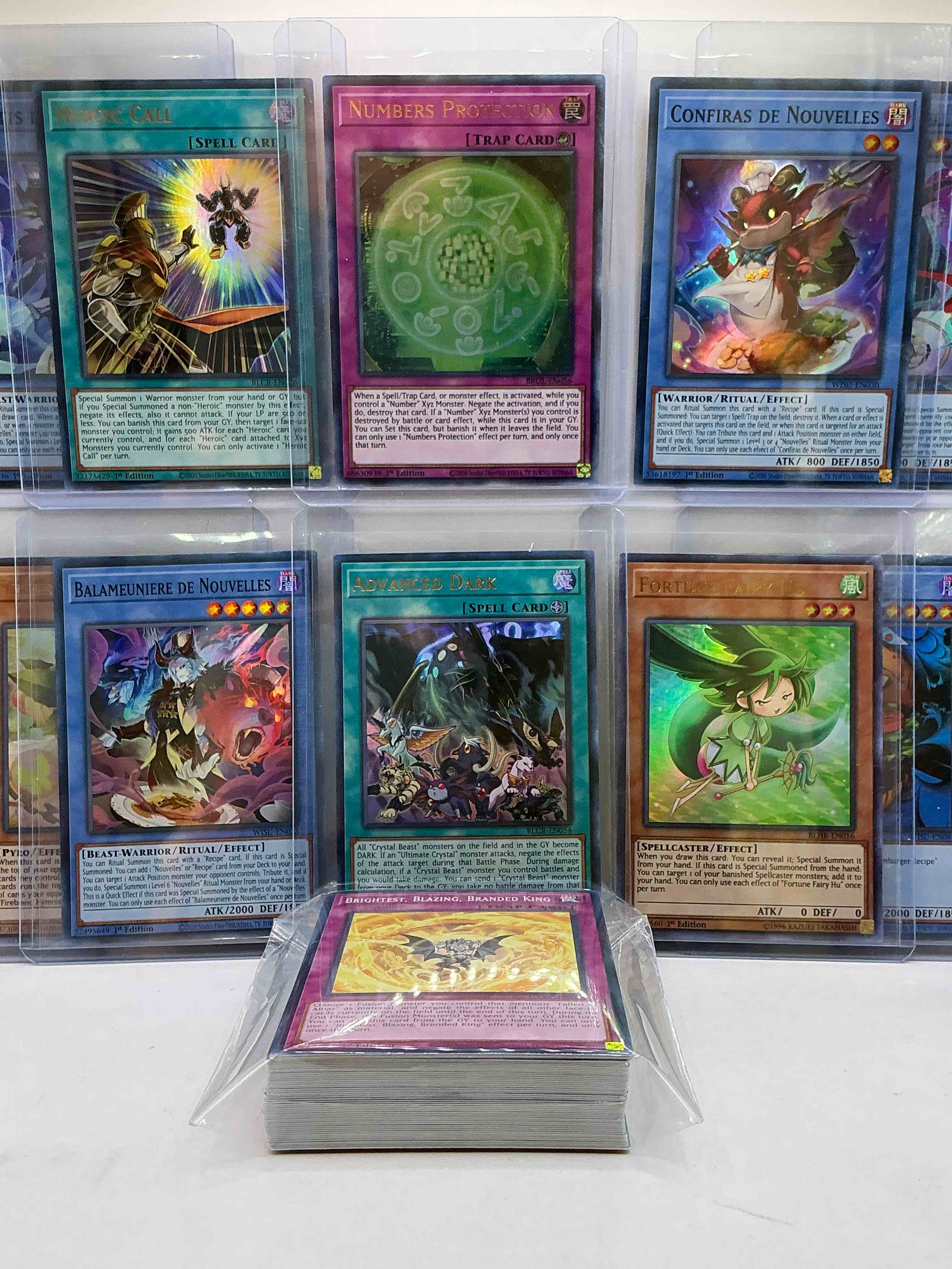 yu-gi-oh 50 card lot! join the craze of yu-gi-oh with these awesome cards! this 50 card lot includes the big three yu-gi-oh category cards, monsters, spells & traps! this 50 card lot includes some of all three! wow! perfect time to start collecting! 