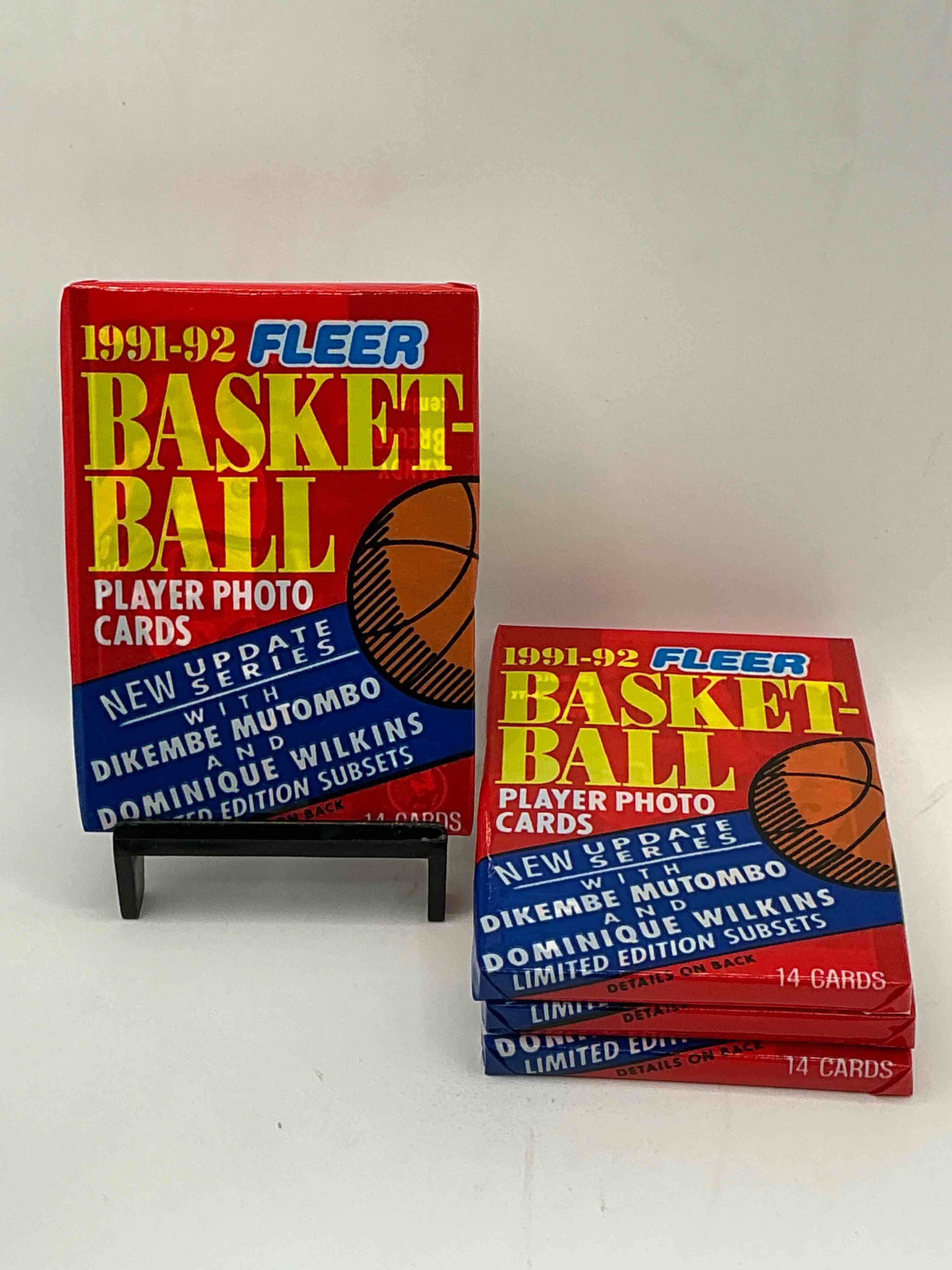 jordan!? 1991 fleer nba wax pack, direct from original factory sealed retail case!search for valuable michael jordan #29 (psa 10 value $300), larry johnson, rookie & too many valuable cards to list!