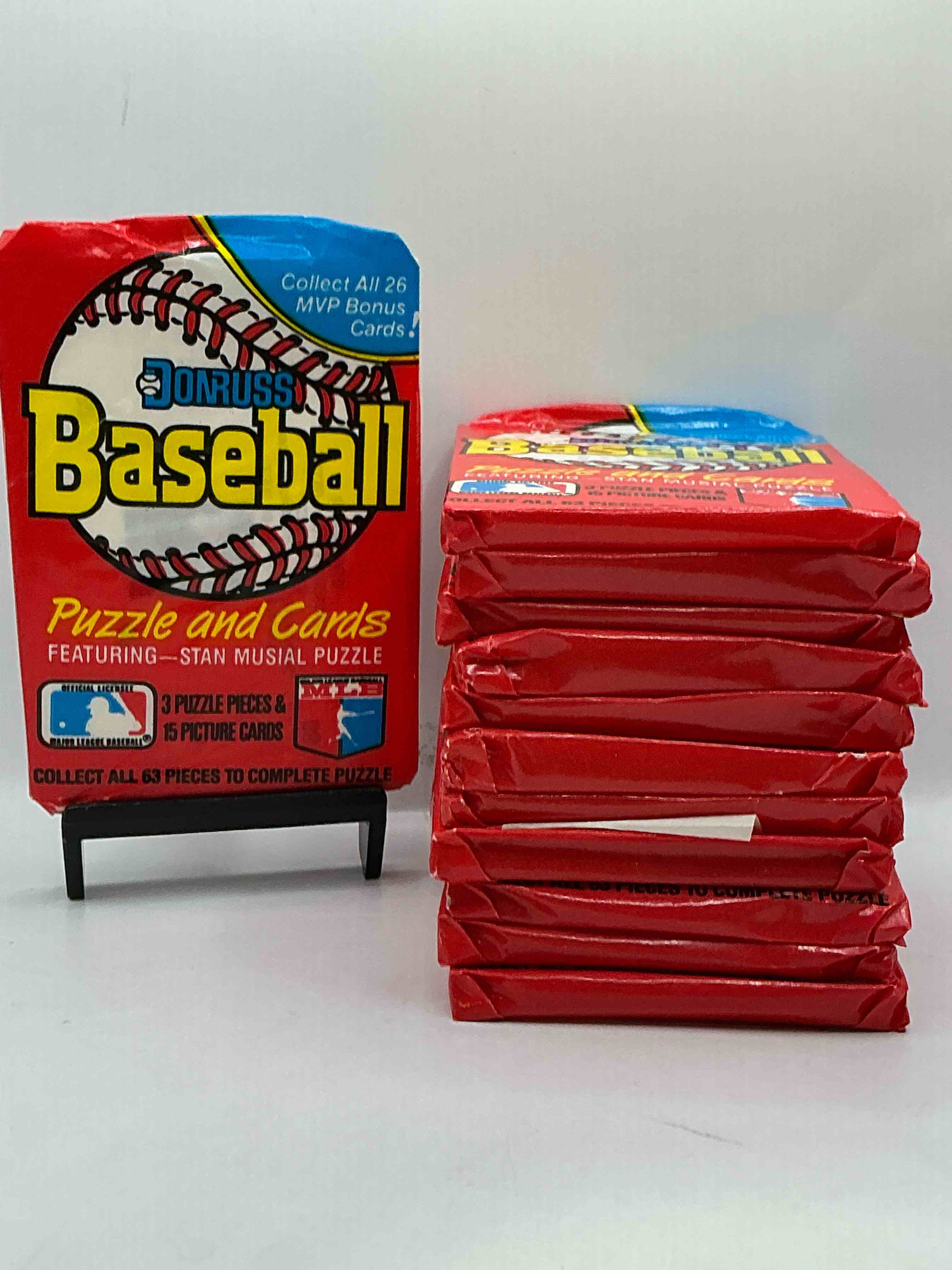 1988 donruss baseball unopened sports card wax packs, direct from original box!search for valuable don mattingly & nolan ryan cards!