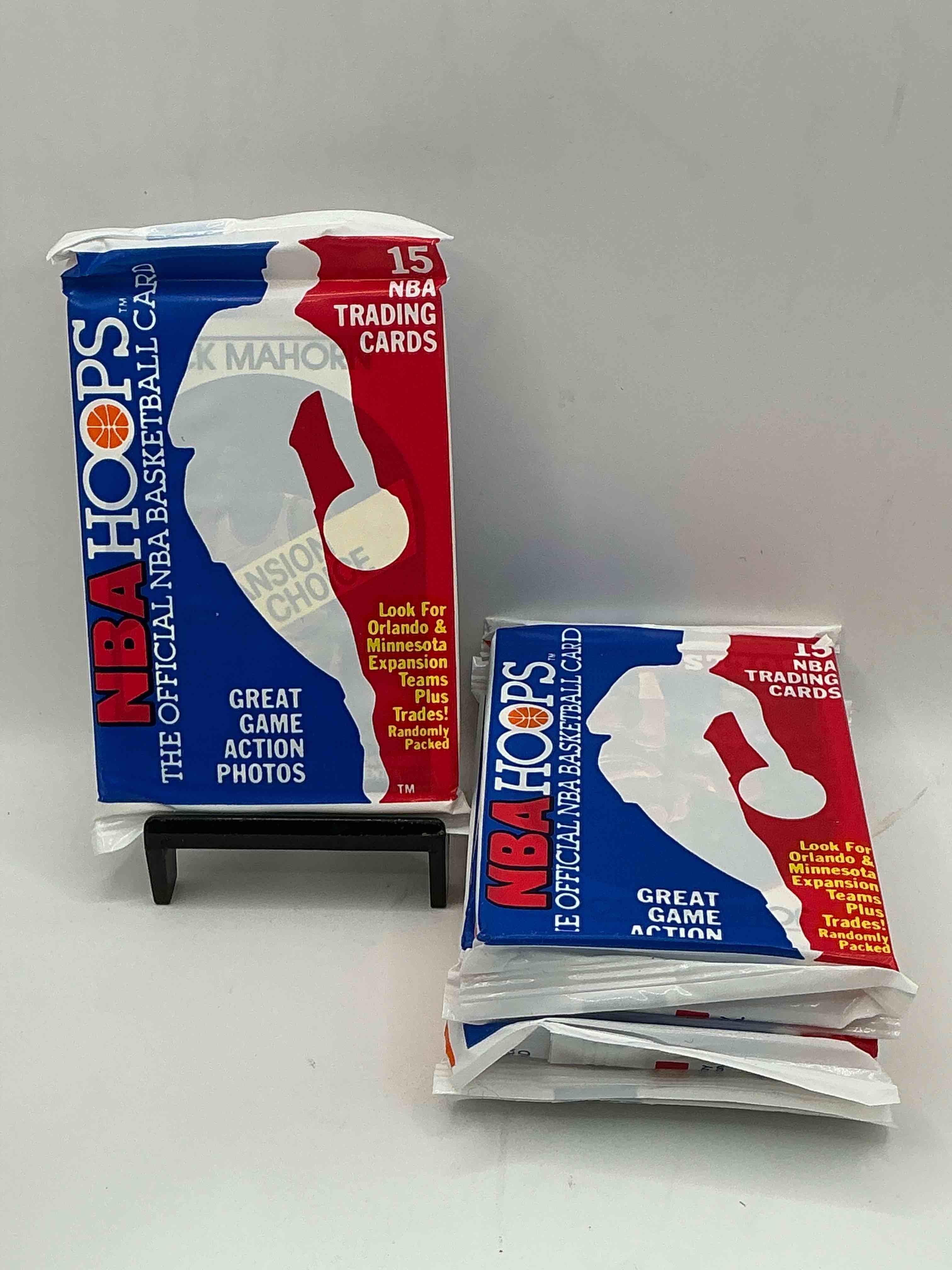 1989 wow valuable michael jordan?! getting very rare! 1989/90 nba hoops sealed pack, direct from original retail case! search for valuable michael jordan #200 (psa 10 value approx $200) & david robinson's only true rookie card #138 (psa 10 value $300) this year also has many other iconic cards from magic johnson, larry bird & too many others to list 1989 nba hoops has exploded in the collector market as it's the first year of nba hoops production, & only one of two sets produced in 1989 don't miss out, getting very rare!