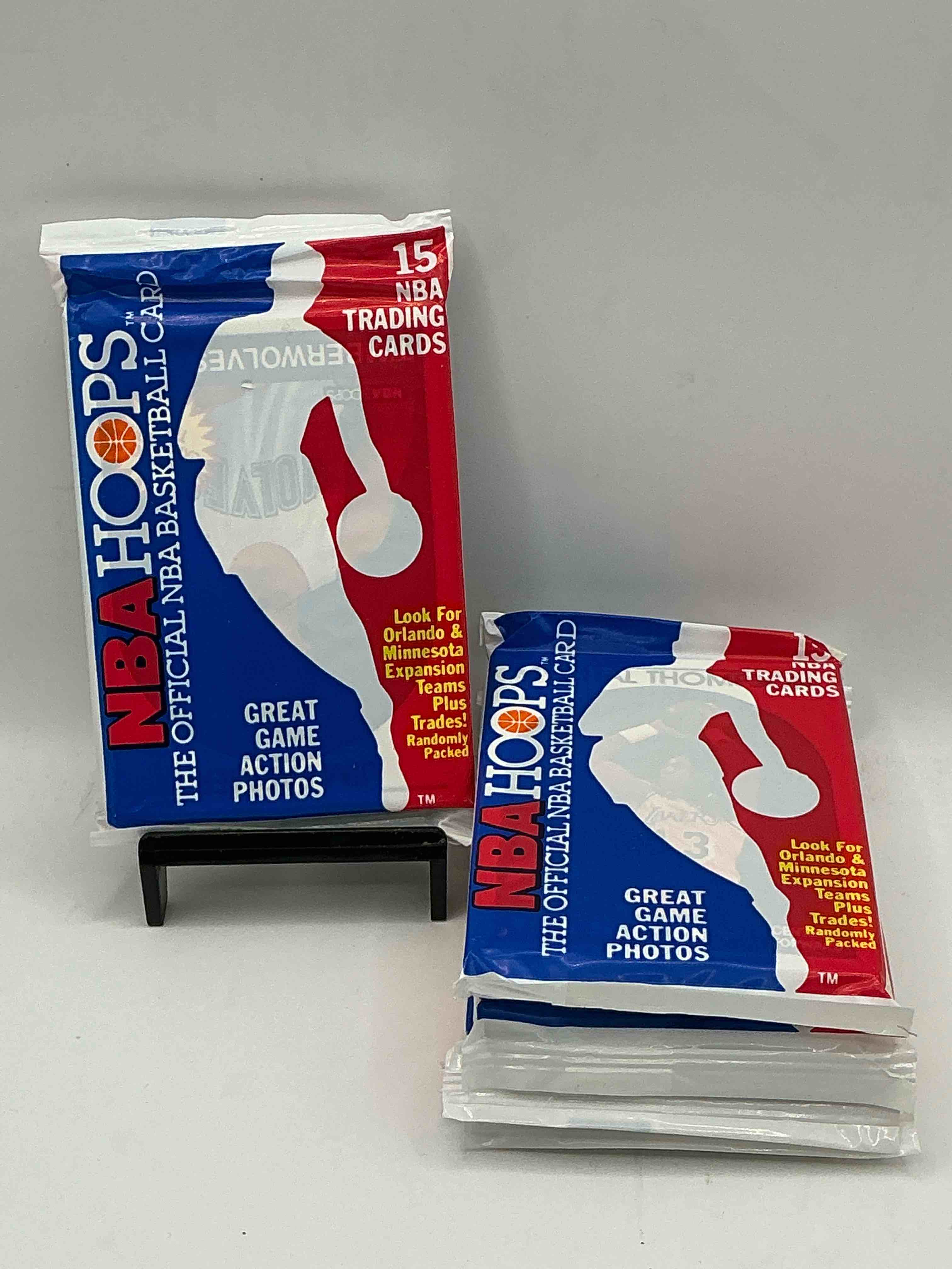 1989 wow valuable michael jordan?! getting very rare! 1989/90 nba hoops sealed pack, direct from original retail case! search for valuable michael jordan #200 (psa 10 value approx $200) & david robinson's only true rookie card #138 (psa 10 value $300) this year also has many other iconic cards from magic johnson, larry bird & too many others to list 1989 nba hoops has exploded in the collector market as it's the first year of nba hoops production, & only one of two sets produced in 1989 don't miss out, getting very rare!