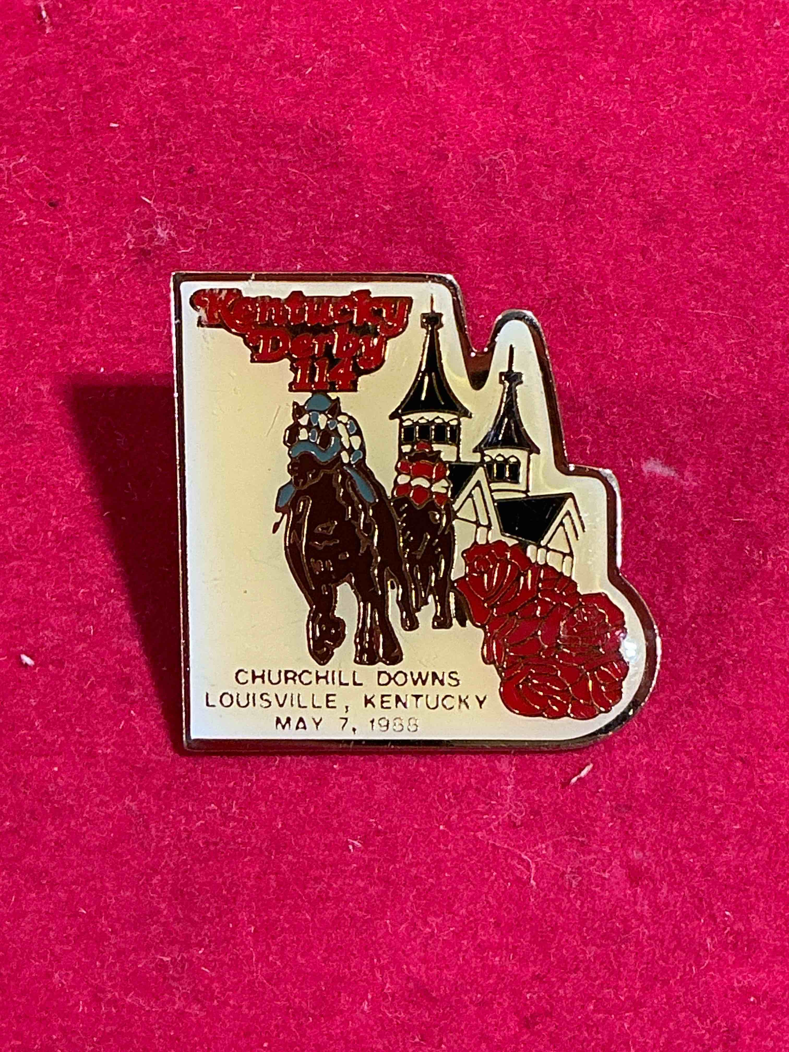 ky derby fans wow! beautiful ky derby 114 pins! all have back pins & are in like new condition! all are metal! nearly impossible to collect!