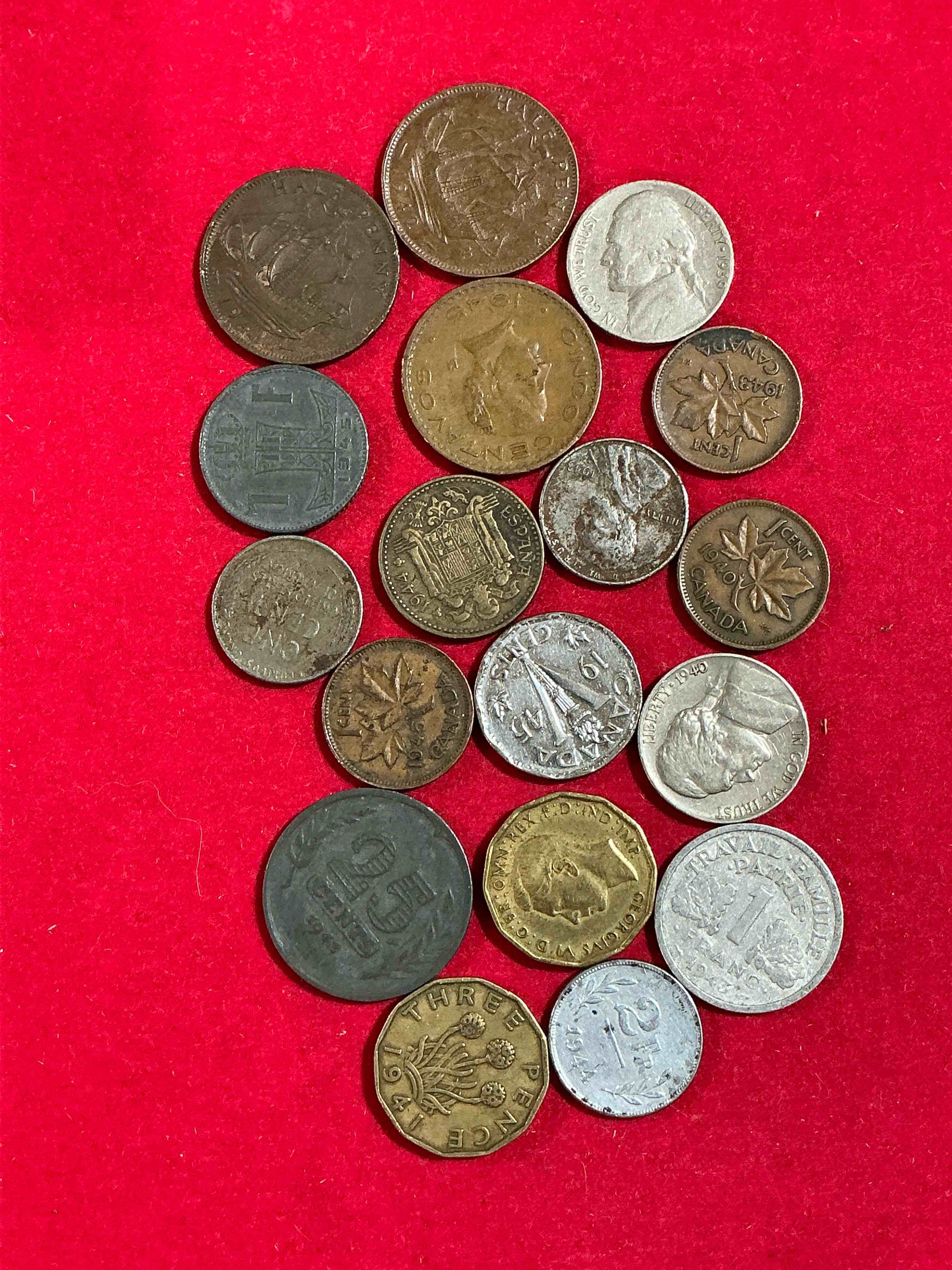 world war two buffs rejoice! up for auction is an awesome collection of world war ii era coins (1939-1945) from around the world! really hard to collect & find in one place! really cool pieces of history!