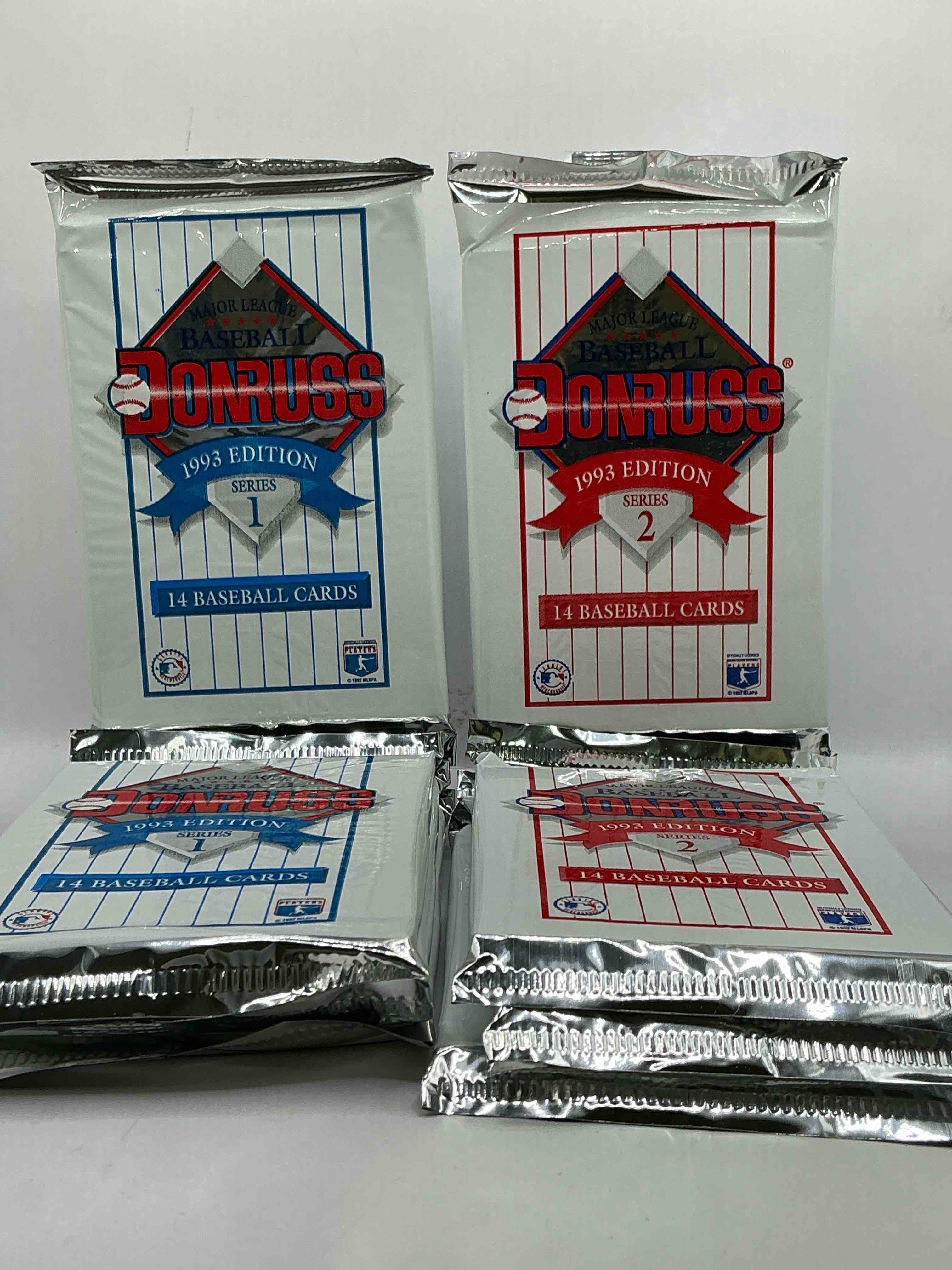 great year! 1993 donruss baseball unopened baseball card packs, series i & ii, direct from original sealed retail case! search for valuable rated rookie cards from chipper jones (psa 10 $150+) & mike piazza, early ken griffey jr. & so much more!