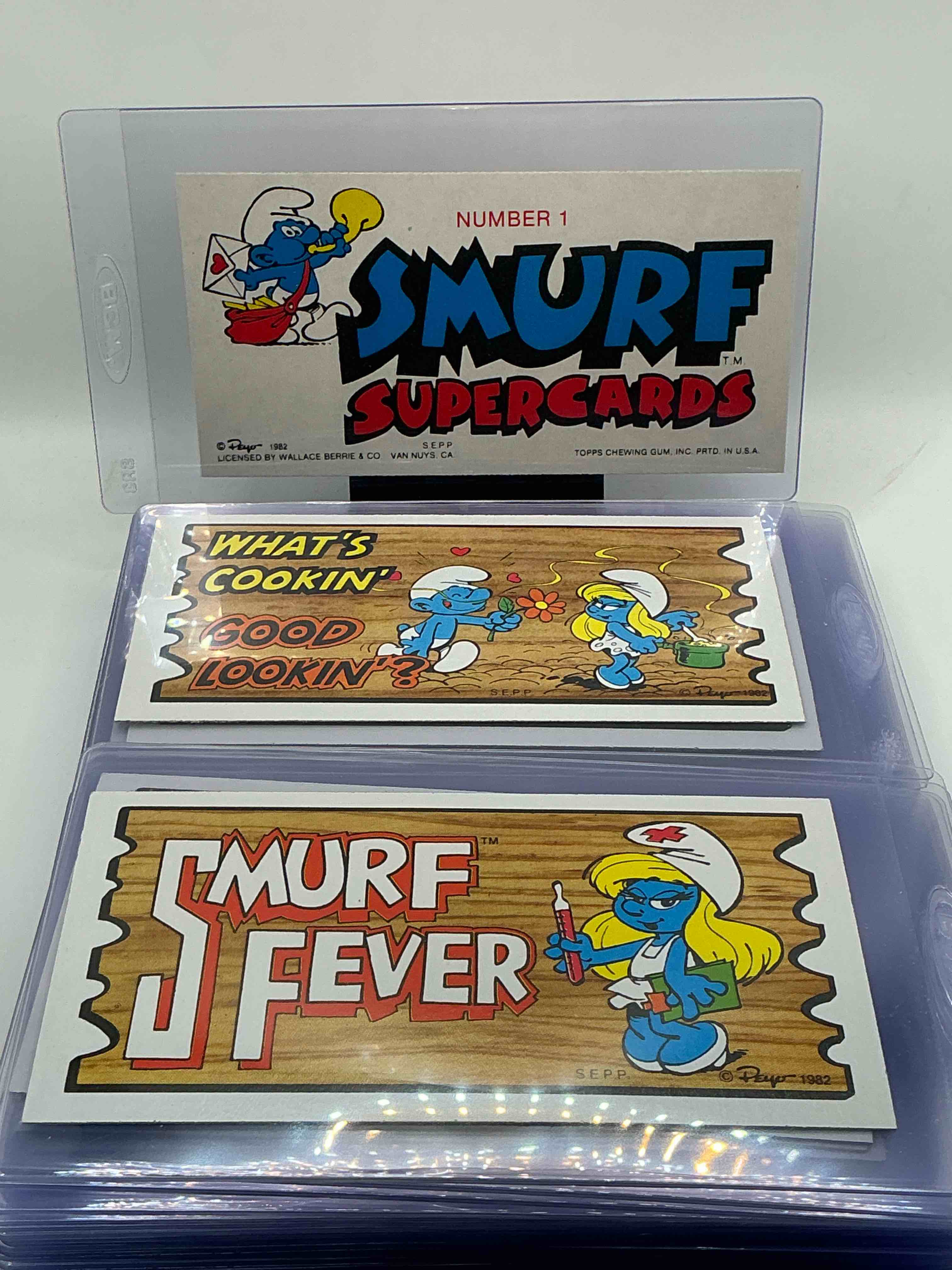 1982 Smurf History! Complete, Authentic & Original Smurf Trading Cards, Complete Set From 1982! Own A Complte Set Of History That is Super Rare & Almost Impossible To Find! Great Condition For Age, 1982 History!