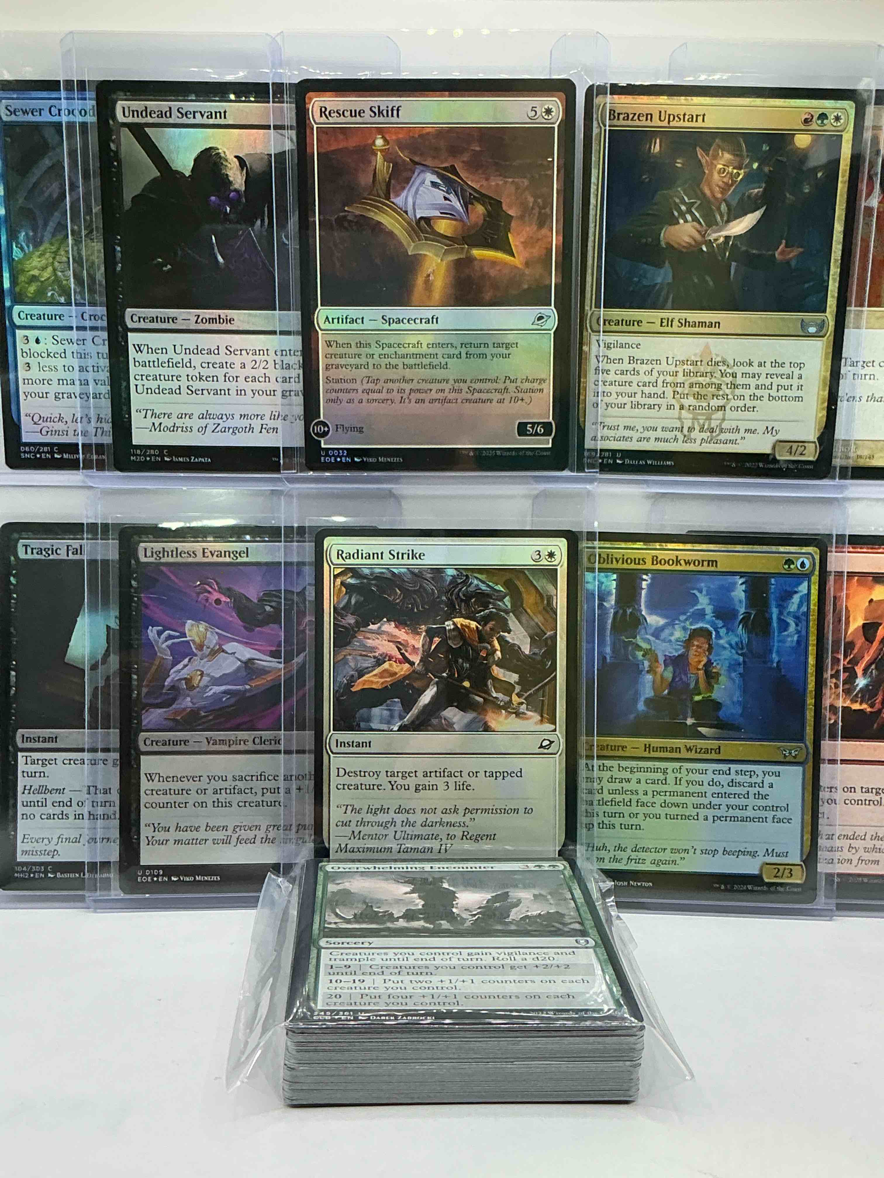 Condition photo showing New/Like New for magic the gathering 50 card lot! lot includes 10 rare or holo foil cards! all cards in excellent condition! a great way to join the mtg craze!