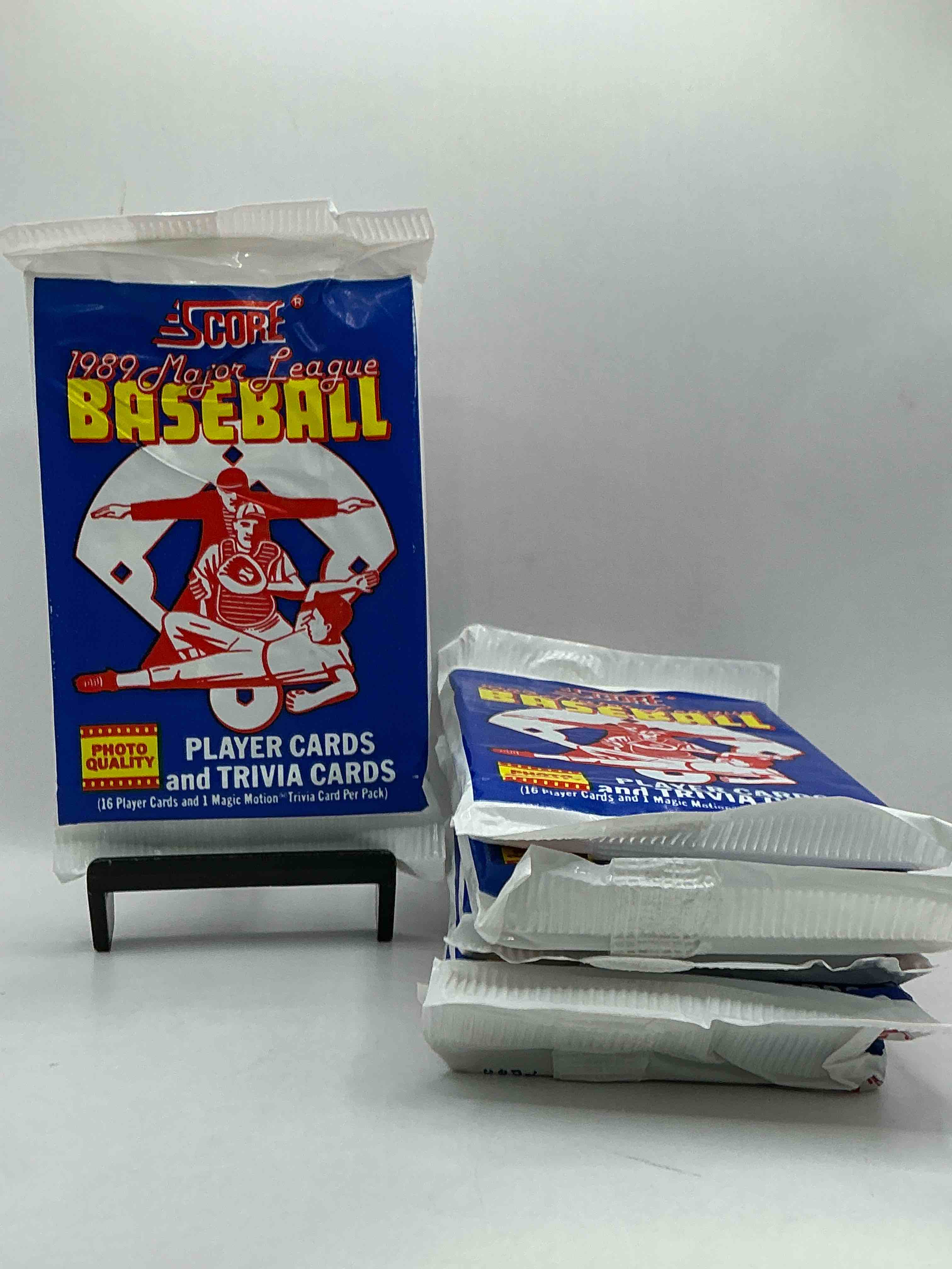 1989 score baseball sealed sports collectible card pack, direct from original retail case! search for valuable don mattingly #1 & so many cool nostalgic 80's players!