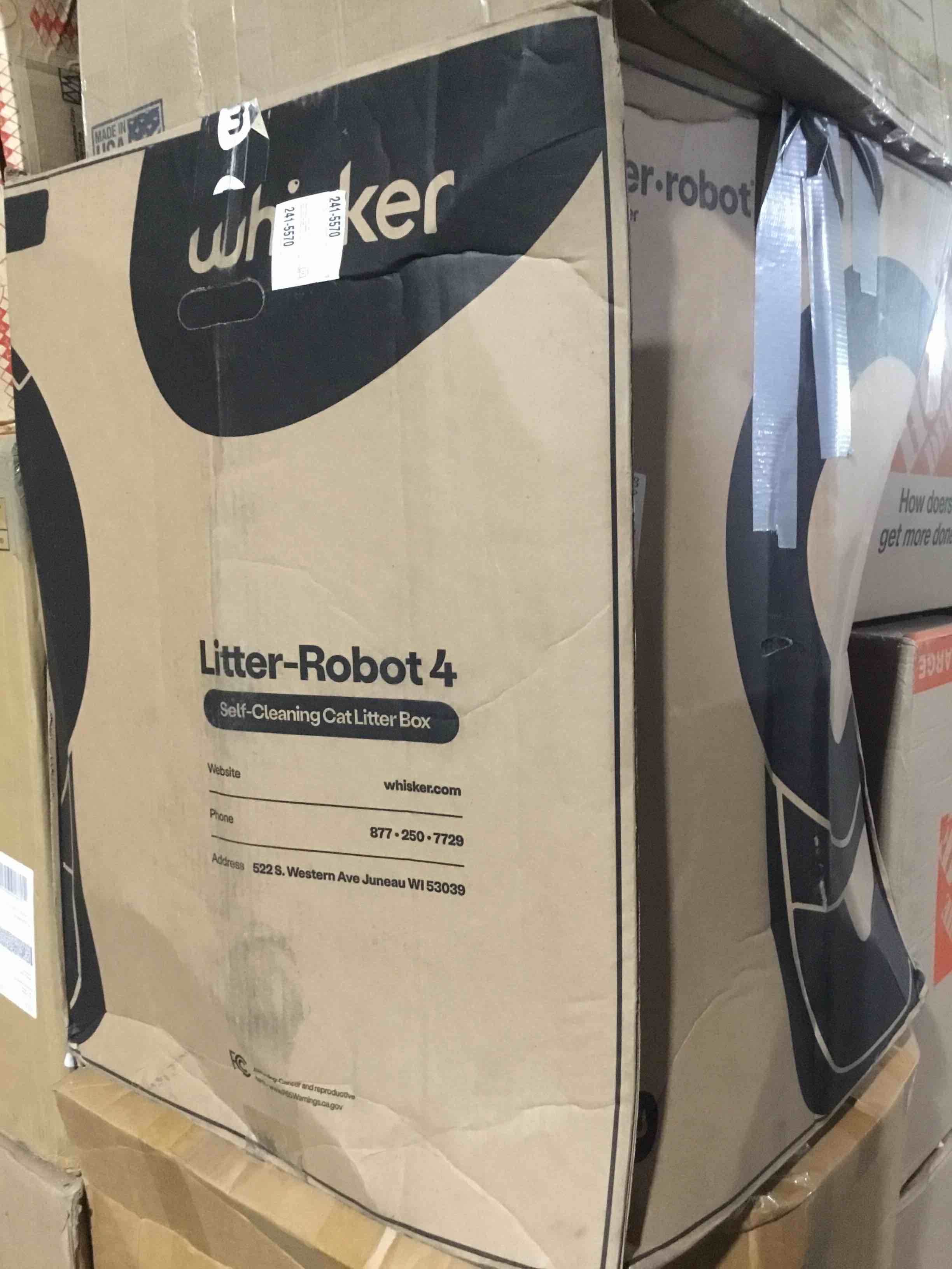 Condition photo showing Good Condition for Whisker Self Cleaning Robot 4 Cat Litter Box