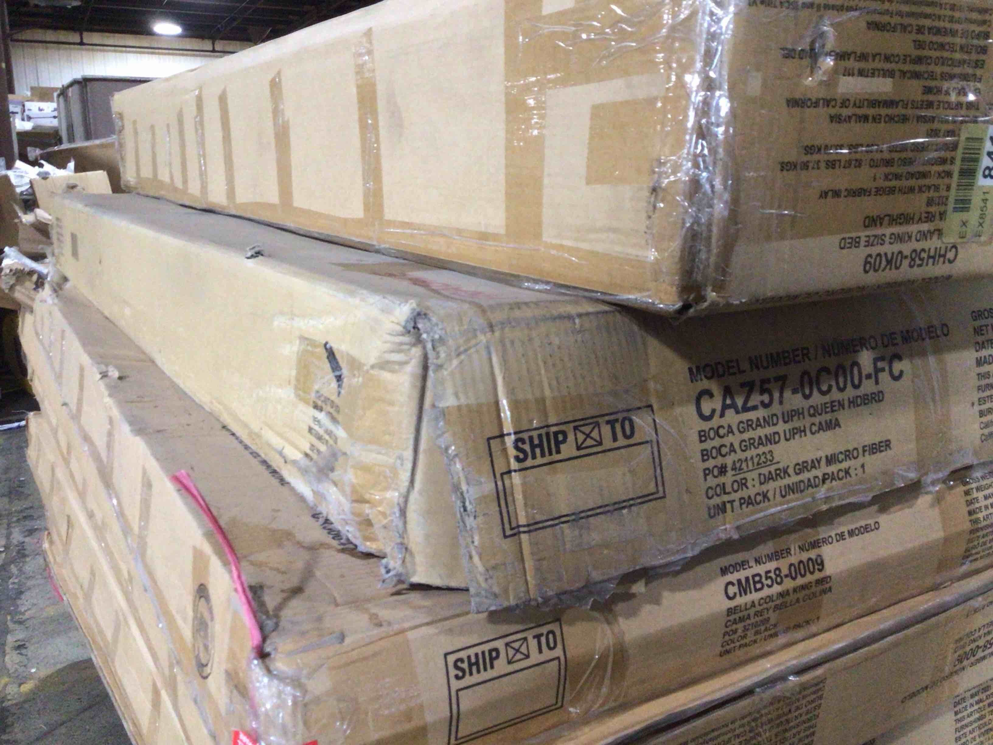 Condition photo showing Brand New for Boca Grande Upholstered Bed Headboard only