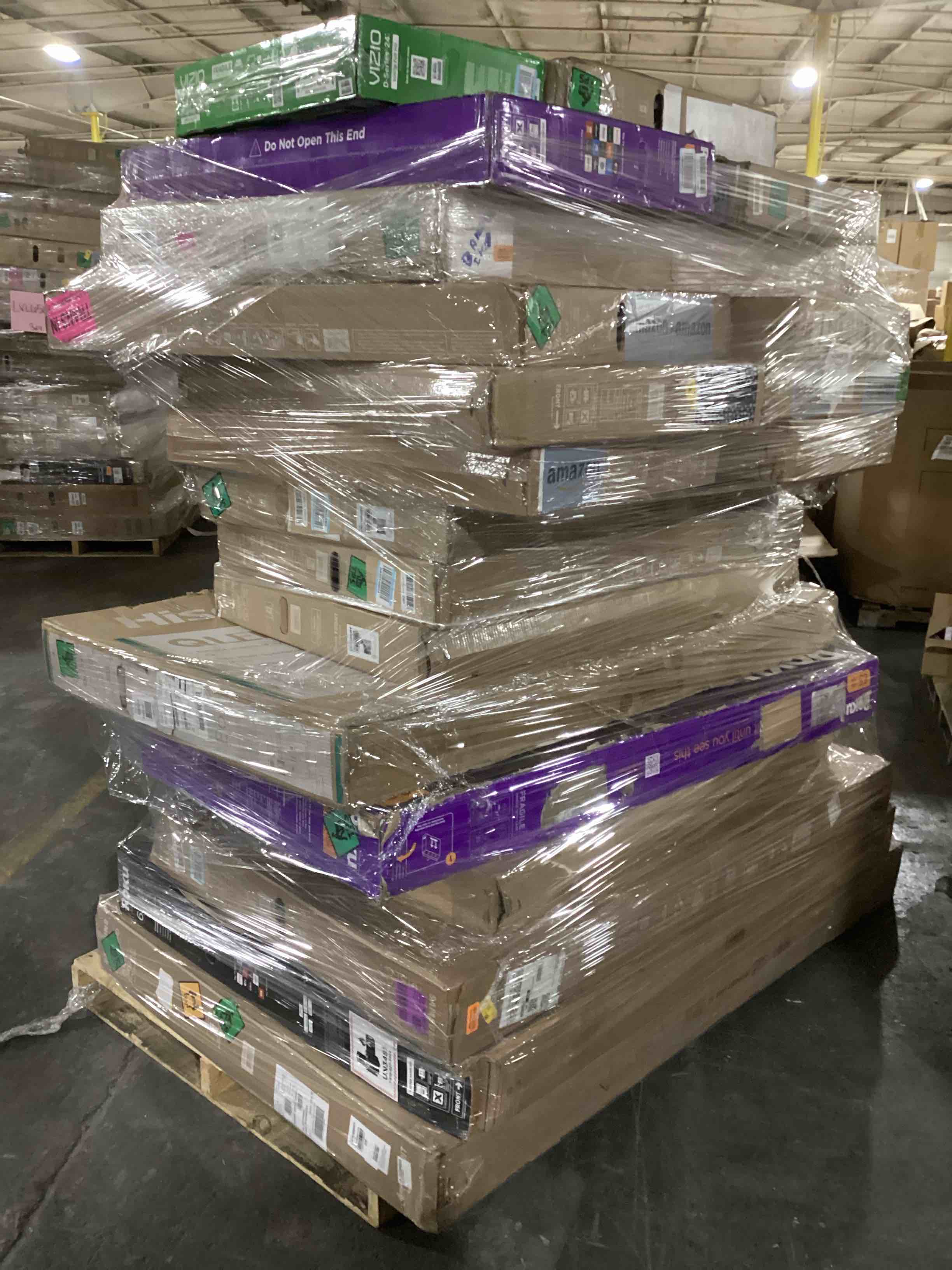 Reseller's Dream: Pallet Of Televisions!