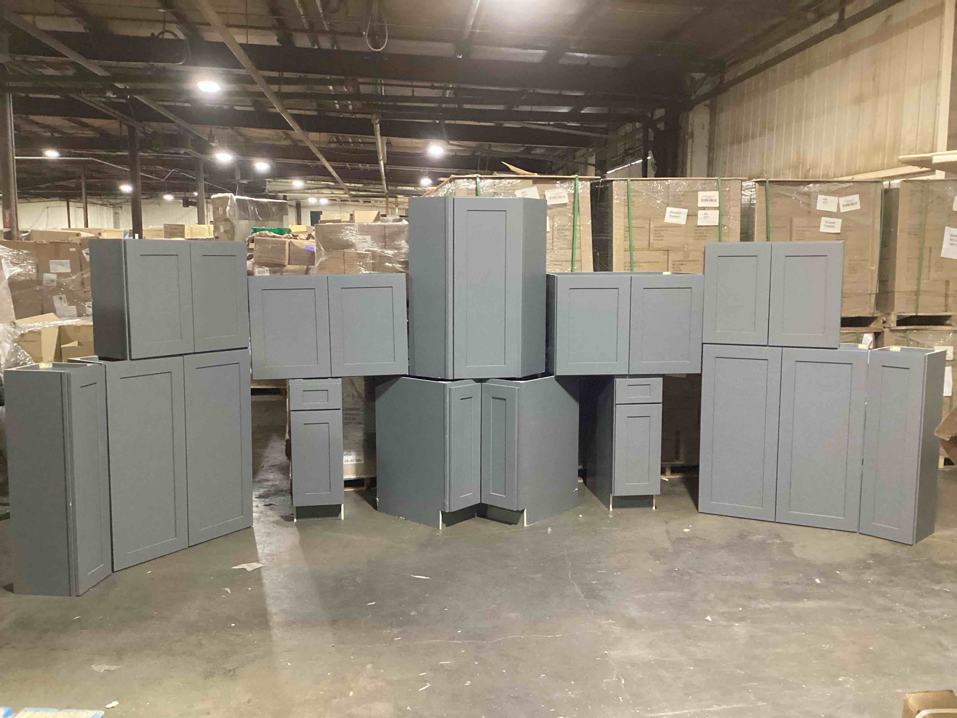 Build Your Own 12-Piece Platinum Shaker Kitchen Cabinet Set 