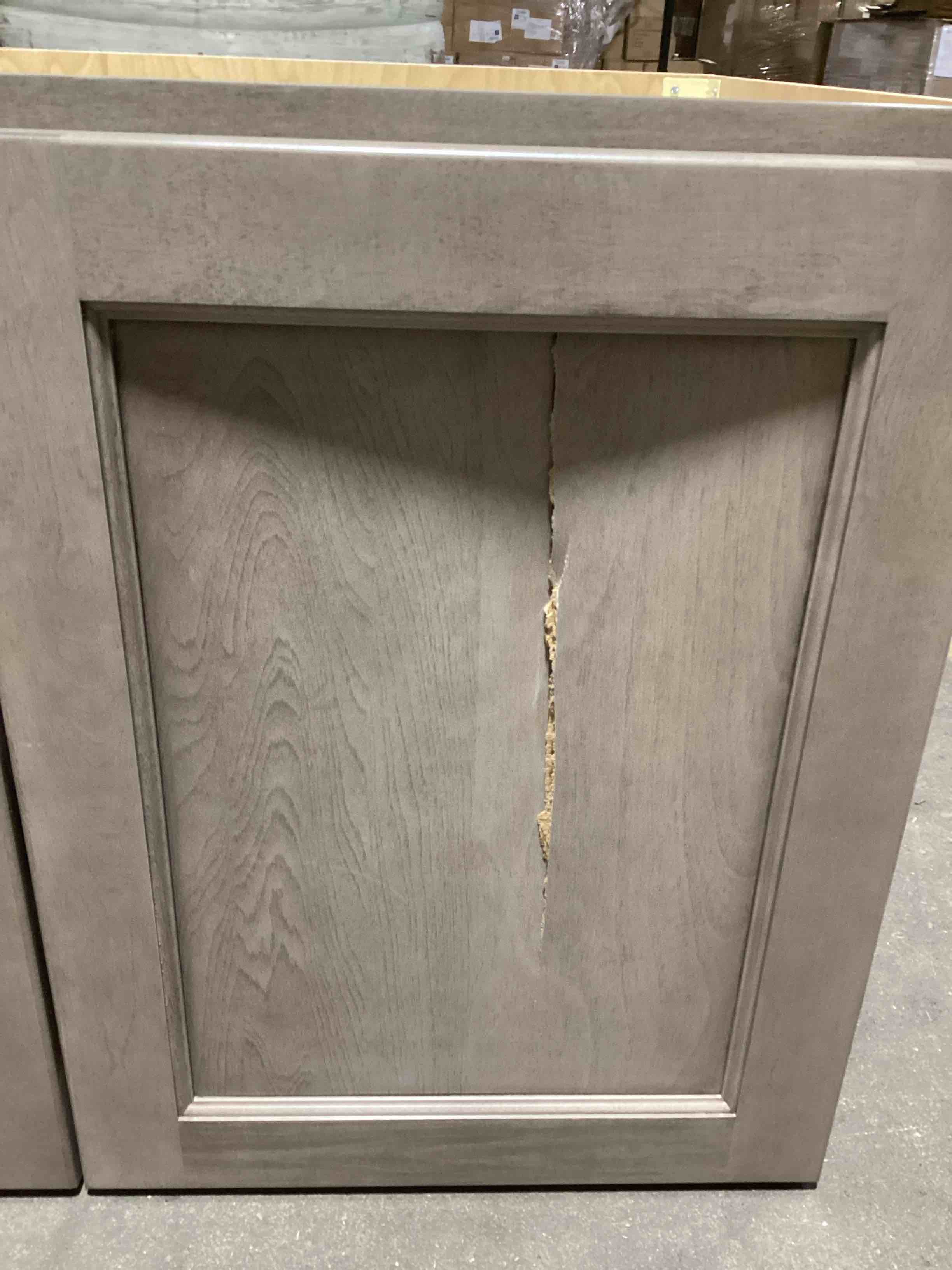 Winchester Gray Refrigerator Wall Cabinet, 36” x 24”