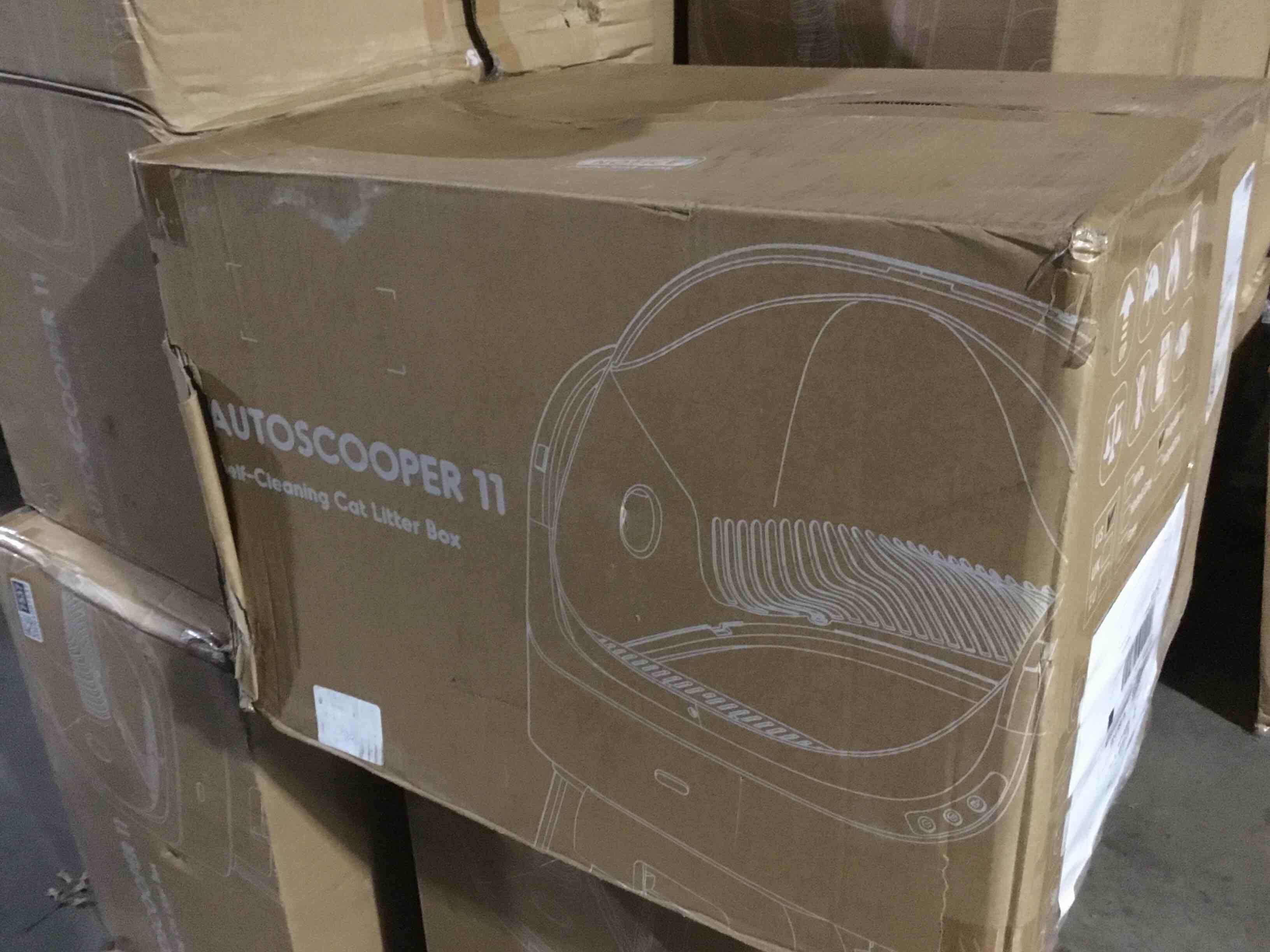 Condition photo showing Good Condition for Autoscooper ll Self Cleaning Cat Litter Box, beige and pink