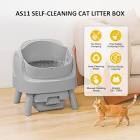 Auto Scooper ll Self Cleaning Cat Litter Box, dark grey