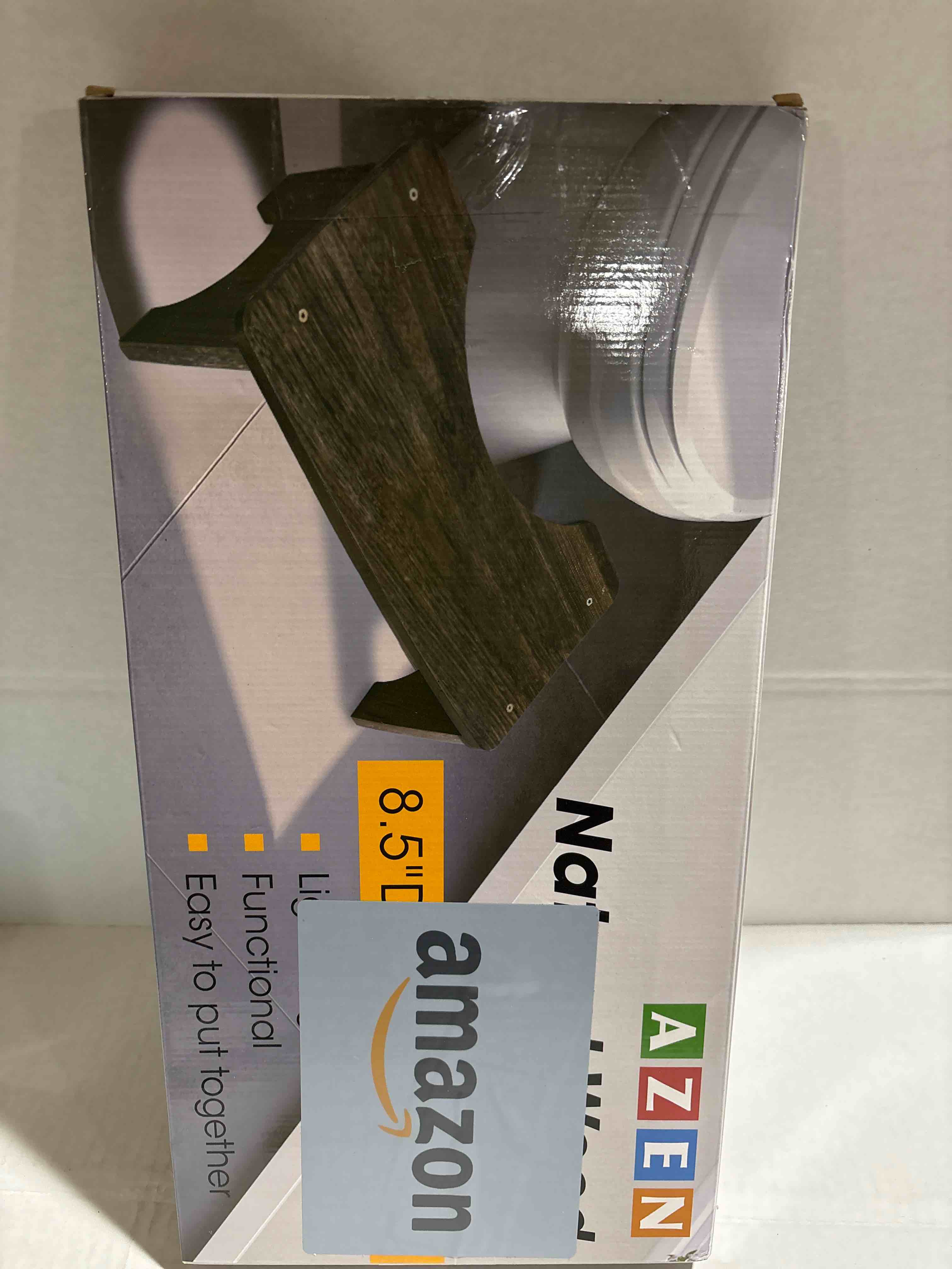 Condition photo showing New/Like New for AZEN Wood Toilet Stool Squat Adult, Poop Stool for Bathroom Adults, Portable Toilet Potty Stools for Adults, 7 Inch Height Black (1 Pack)