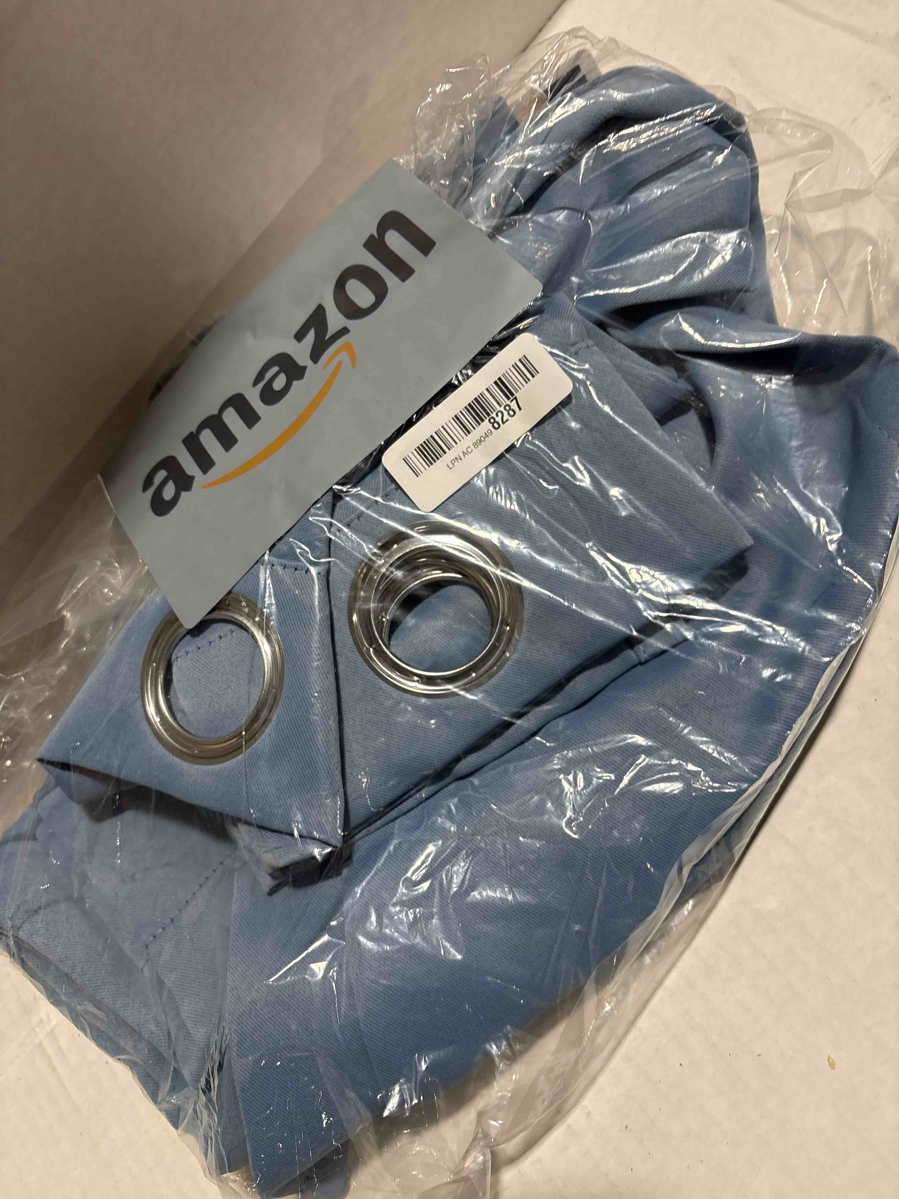 Condition photo showing Good Condition for YoungsTex Short Blackout Curtains 40 Inch Length for Kitchen Windows - Thermal Insulated Drapes with Grommet Room Darkening Privacy for Bathroom Bedroom, 2 Panels, 42 x 40 Inch 42"W x 40"L (Pack of 2) Denim Blue