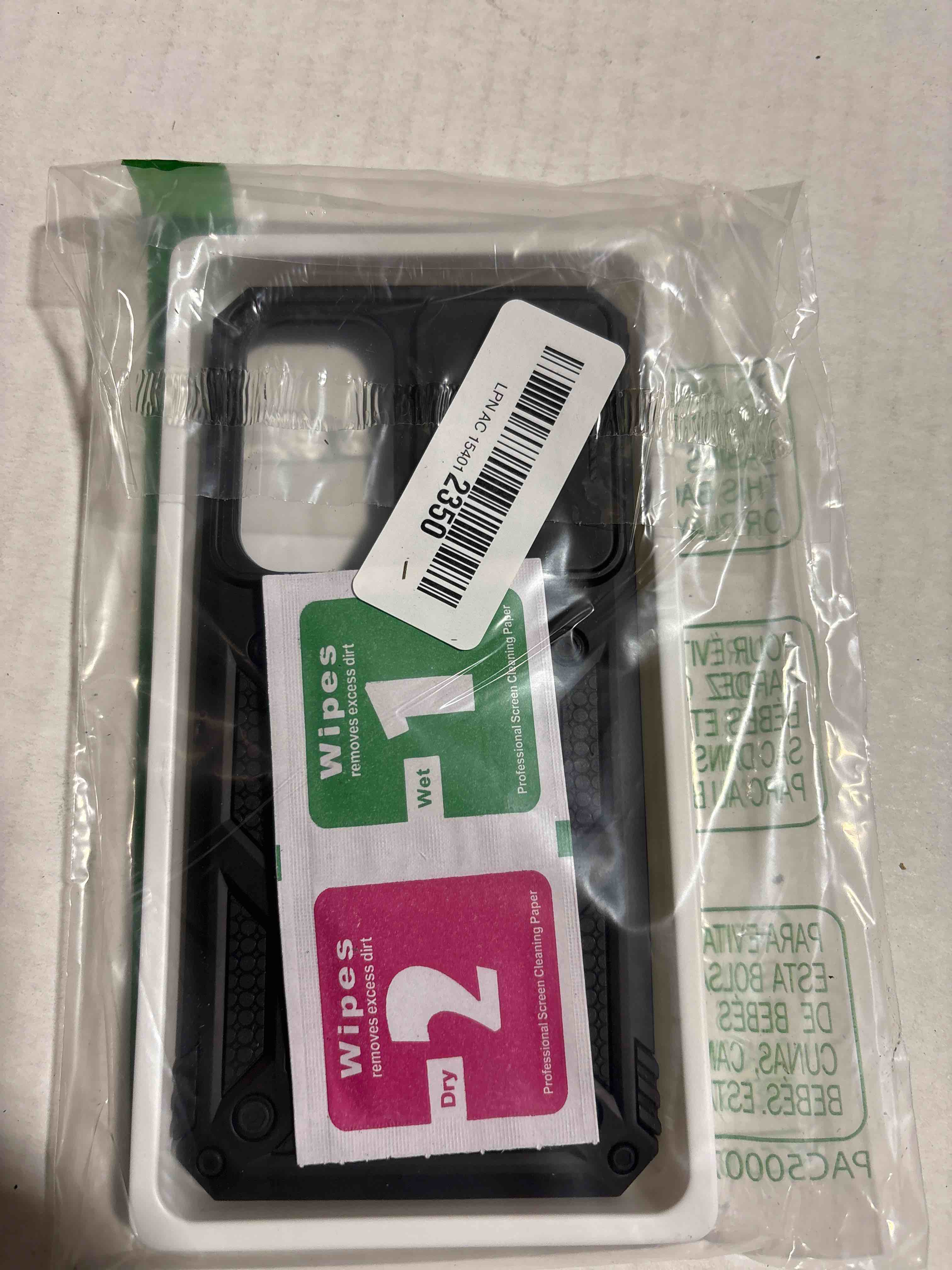 Condition photo showing New/Like New for Janmitta Compatible with Samsung Galaxy S25 FE Case Built in Slide Camera Lens Cover+Screen Protector+Finger Ring Holder Kickstand,Heavy Duty Shockproof Full Body Phone Cover,2025 Black for Samusng S25 FE Black