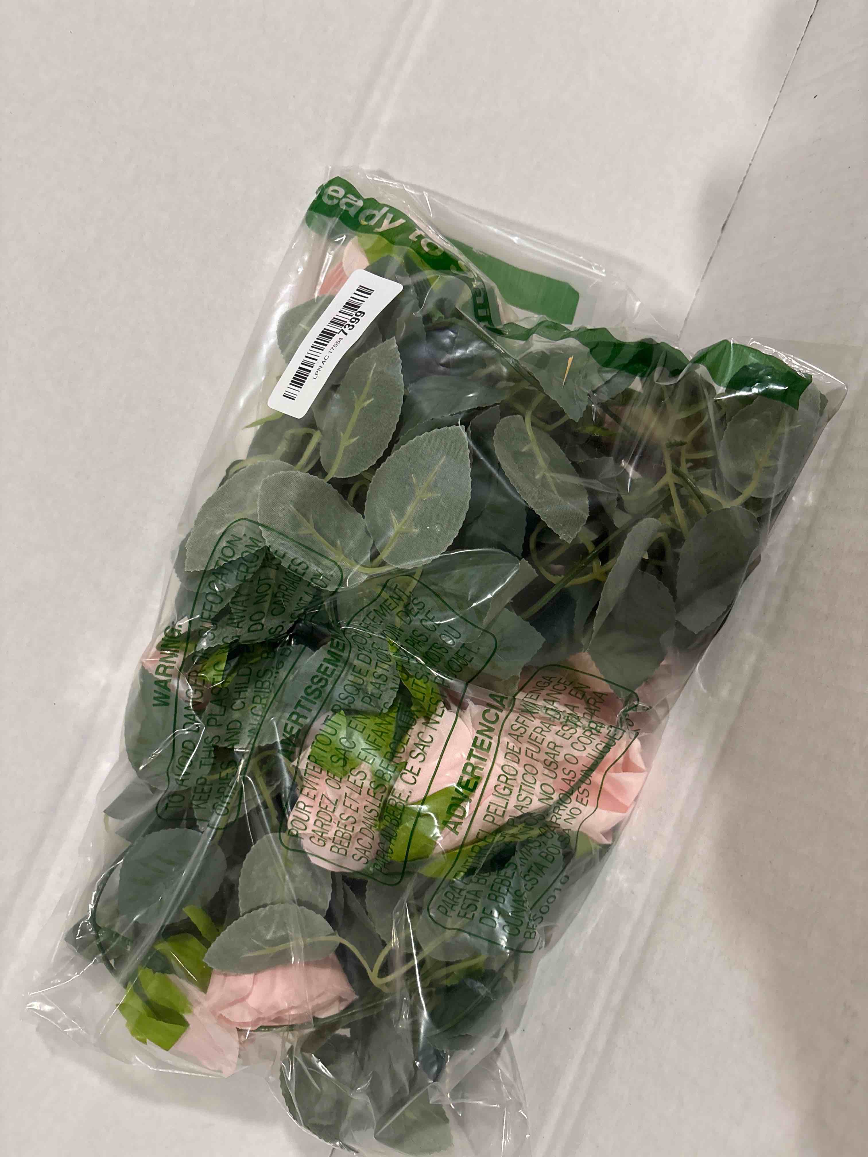 Condition photo showing New/Like New for TELDRASSIL 4Pcs(26 FT) Artificial Rose Vine Fake Flower Garland Fake Silk Rose Hanging Vine for Wedding Party Background Arch Garden Background Decoration (Pink)