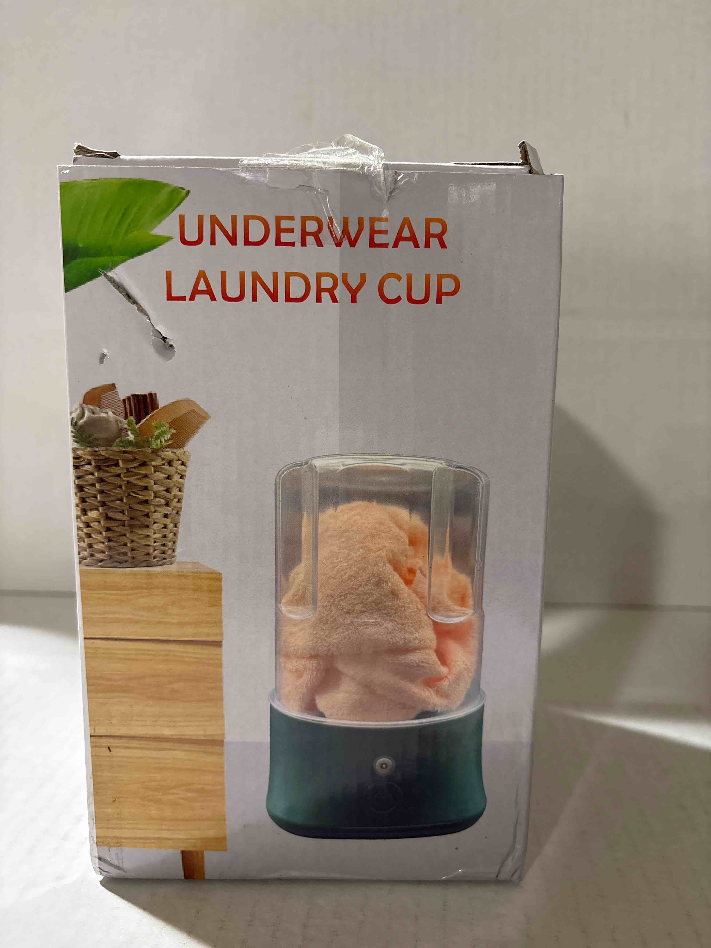 Condition photo showing New/Like New for Mini Portable Washing Machine - USB Rechargeable 1L Small Washer with 2 Modes Deep Cleaning for Underwear, Socks & Baby Clothes, Compact Travel Laundry for Apartment, Dorm, Camping, White
