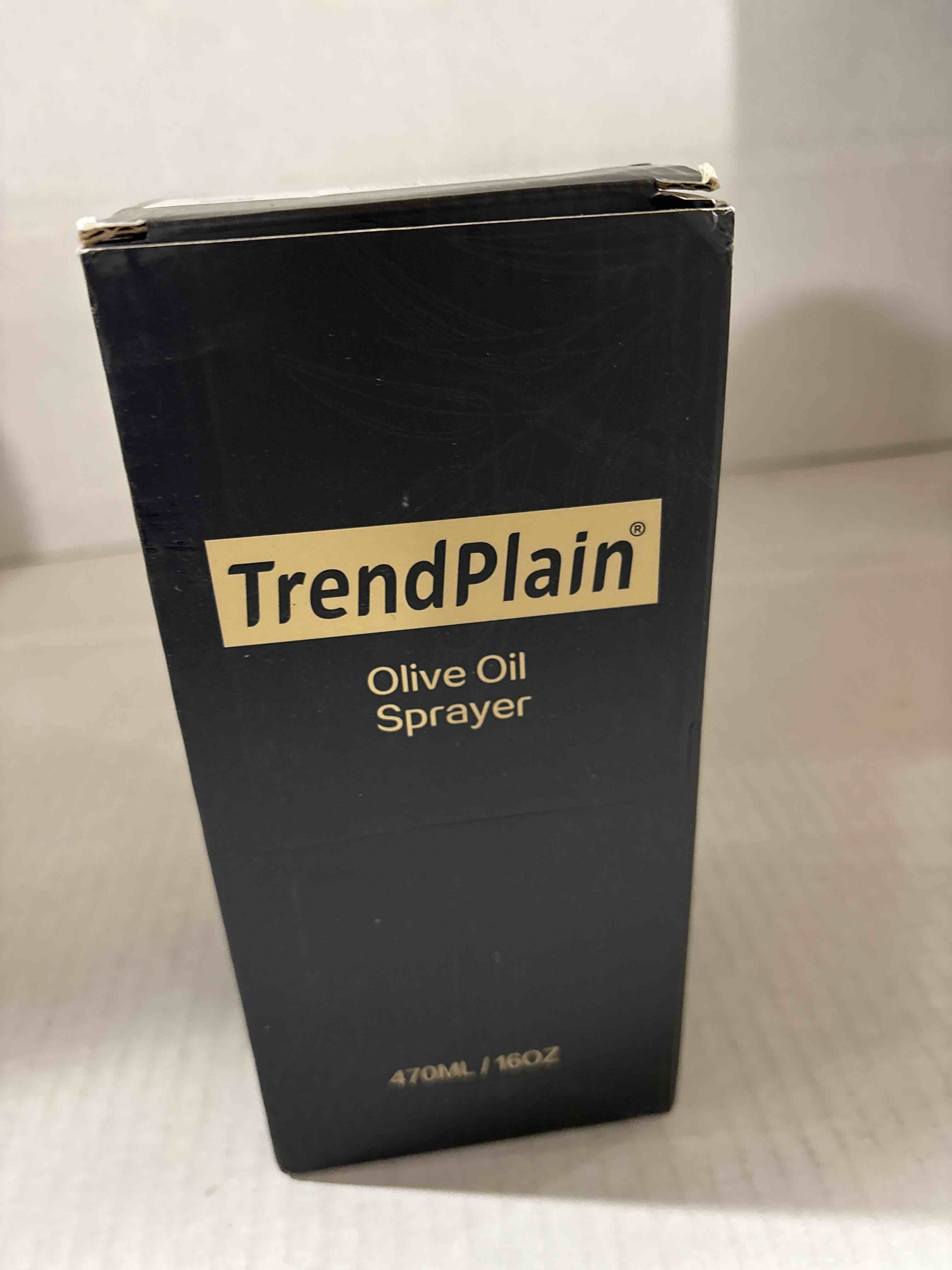 Condition photo showing New/Like New for TrendPlain - Original 16oz/470ml Olive Oil Dispenser Bottle for Kitchen Gadgets and Air Fryer Accessories - Olive Oil Sprayer for Cooking w/Stickers - Peach 1 Pack Peach