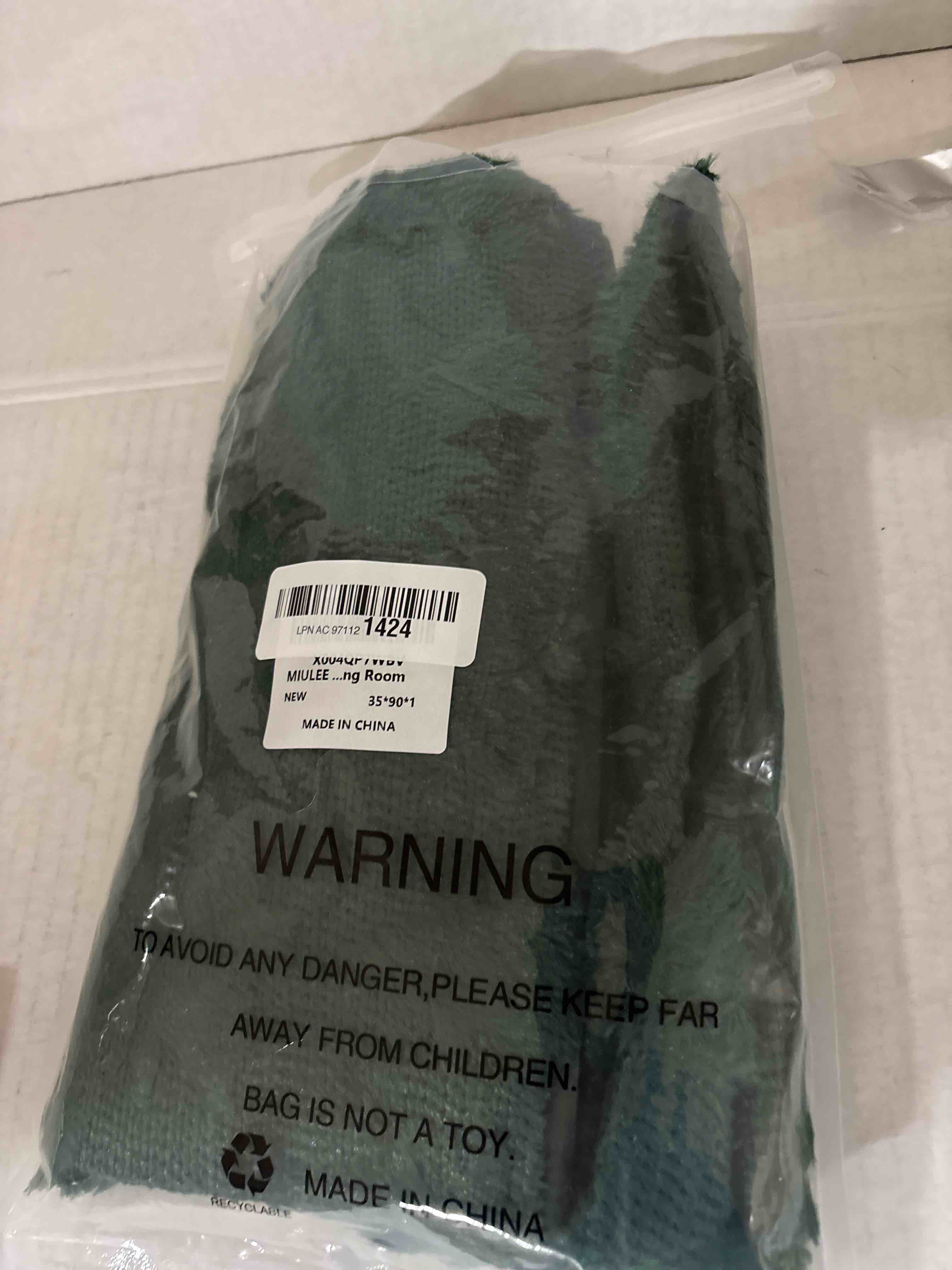 Condition photo showing New/Like New for MIULEE Christmas Bed Throw Pillow Cover Lumbar Body Long Dark Green Christmas Decoration Xmas Tree 14x36 Pillow Cover Soft Plush Faux Wool Pillowcase Holiday Festivals Winter Decor Sofa Couch Porch 36" x 14" (Pack of 1) Dark Green 1
