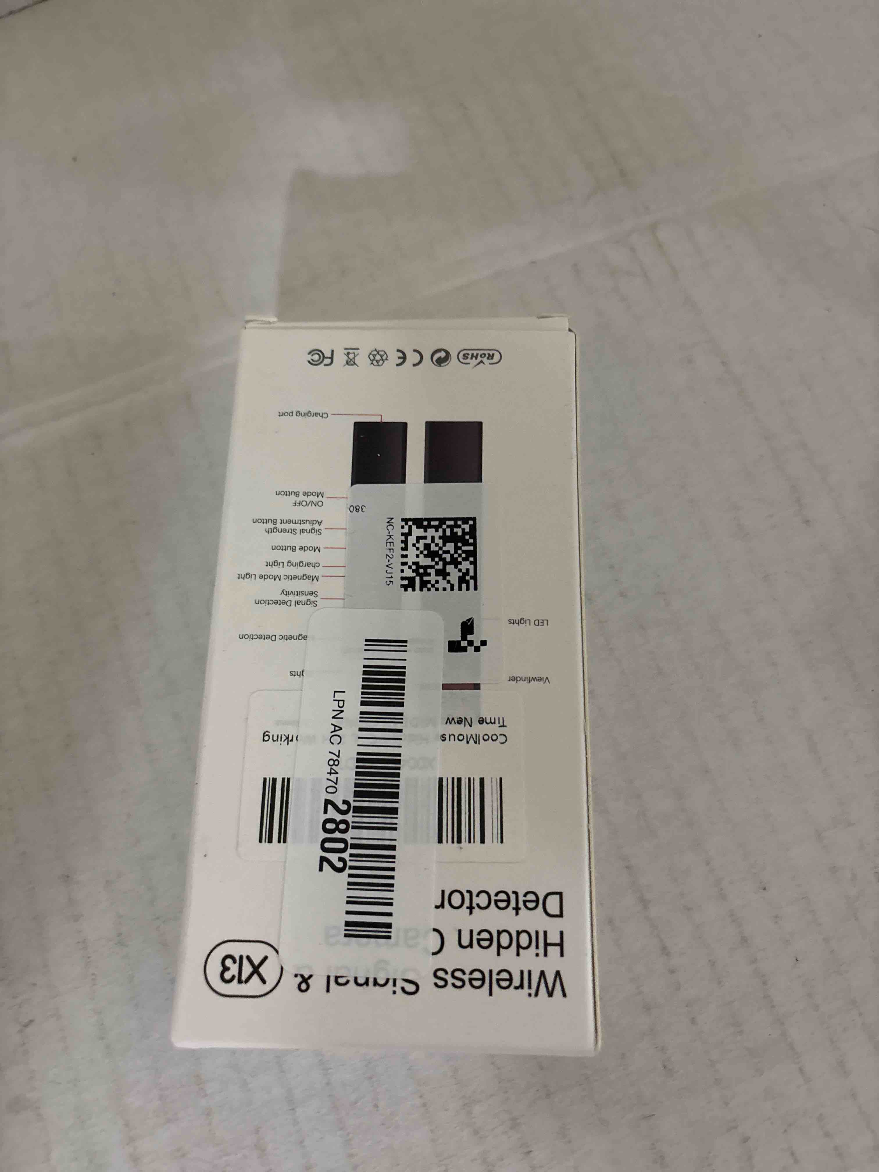 Condition photo showing New/Like New for Hidden Camera Detectors, Spy Camera Detectors, Signal Scanner, Hidden Device Finder for Hotels Car Office Home Travel, 5 Levels Sensitivity 4 Modes, 25H Working Time