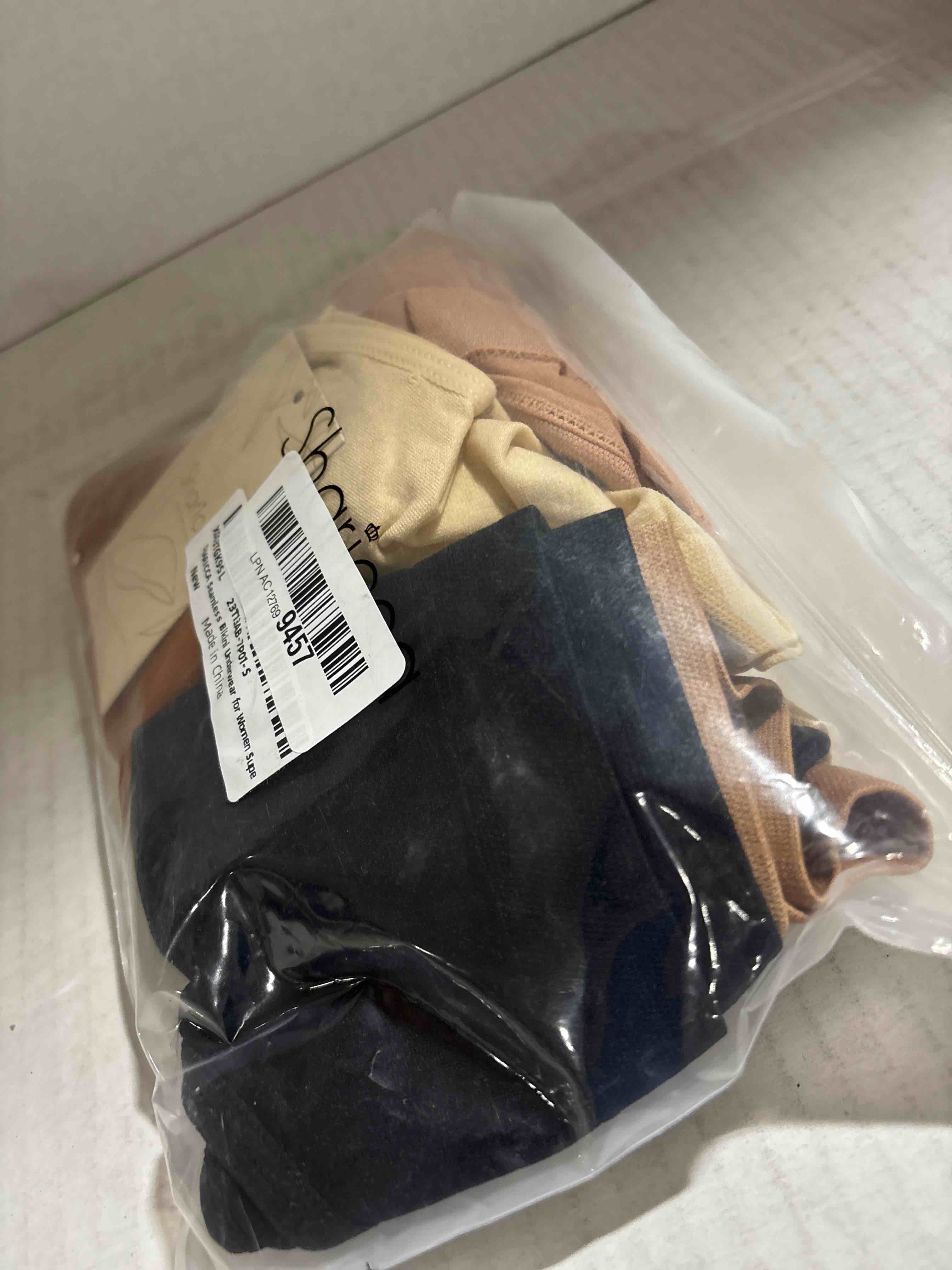 Condition photo showing New/Like New for SHARICCA Seamless Bikini Underwear for Women Super Stretch Sexy Low Rise Cheeky Panties Soft Comfort Hipster Pack Small 7p01, Warm Colors