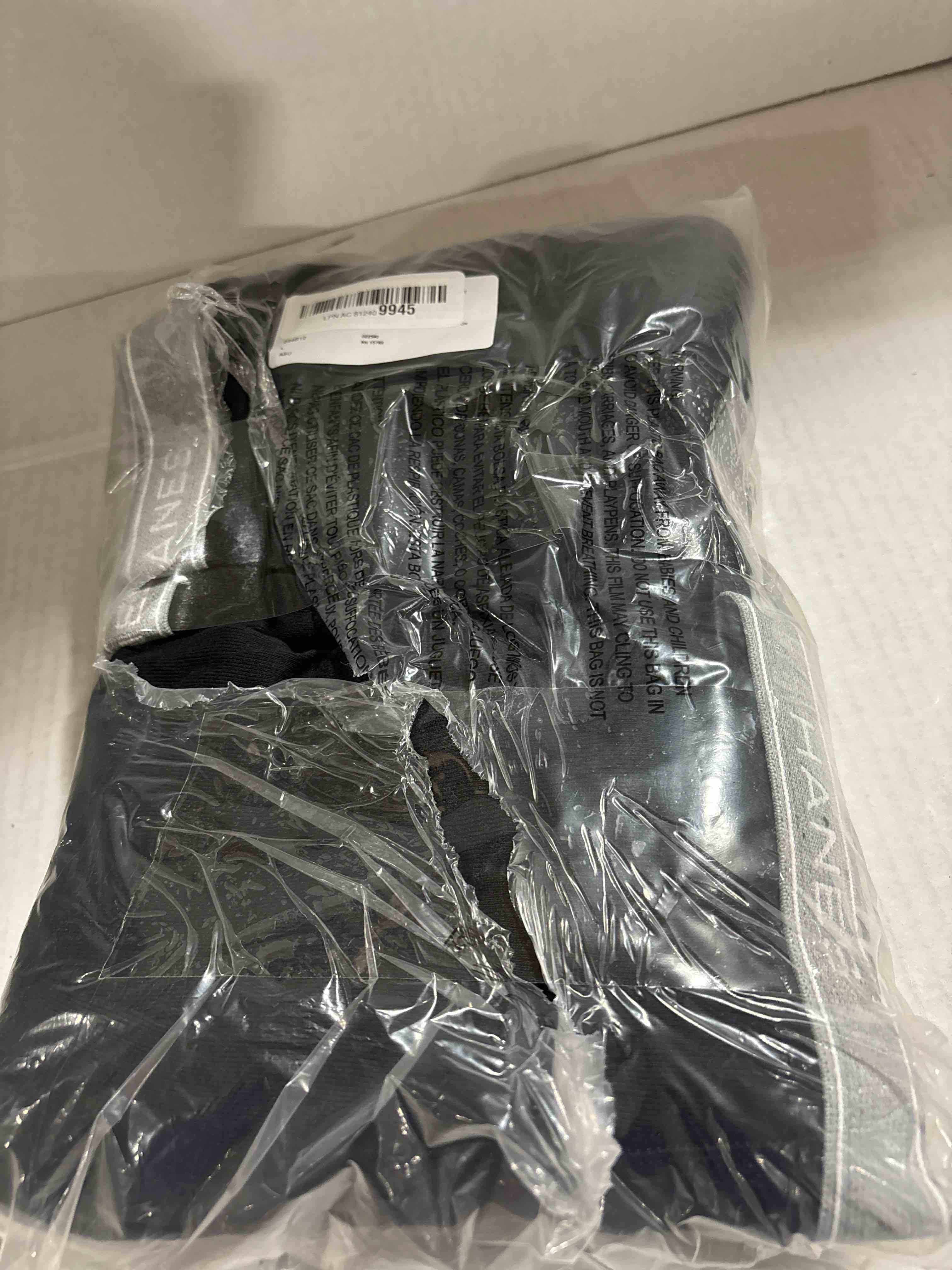 Condition photo showing New/Like New for Hanes mens Boxer Briefs, Cool Dri Moisture-wicking Underwear, Cotton No-ride-up for Men, Multi-packs Large Black - 12 Pack