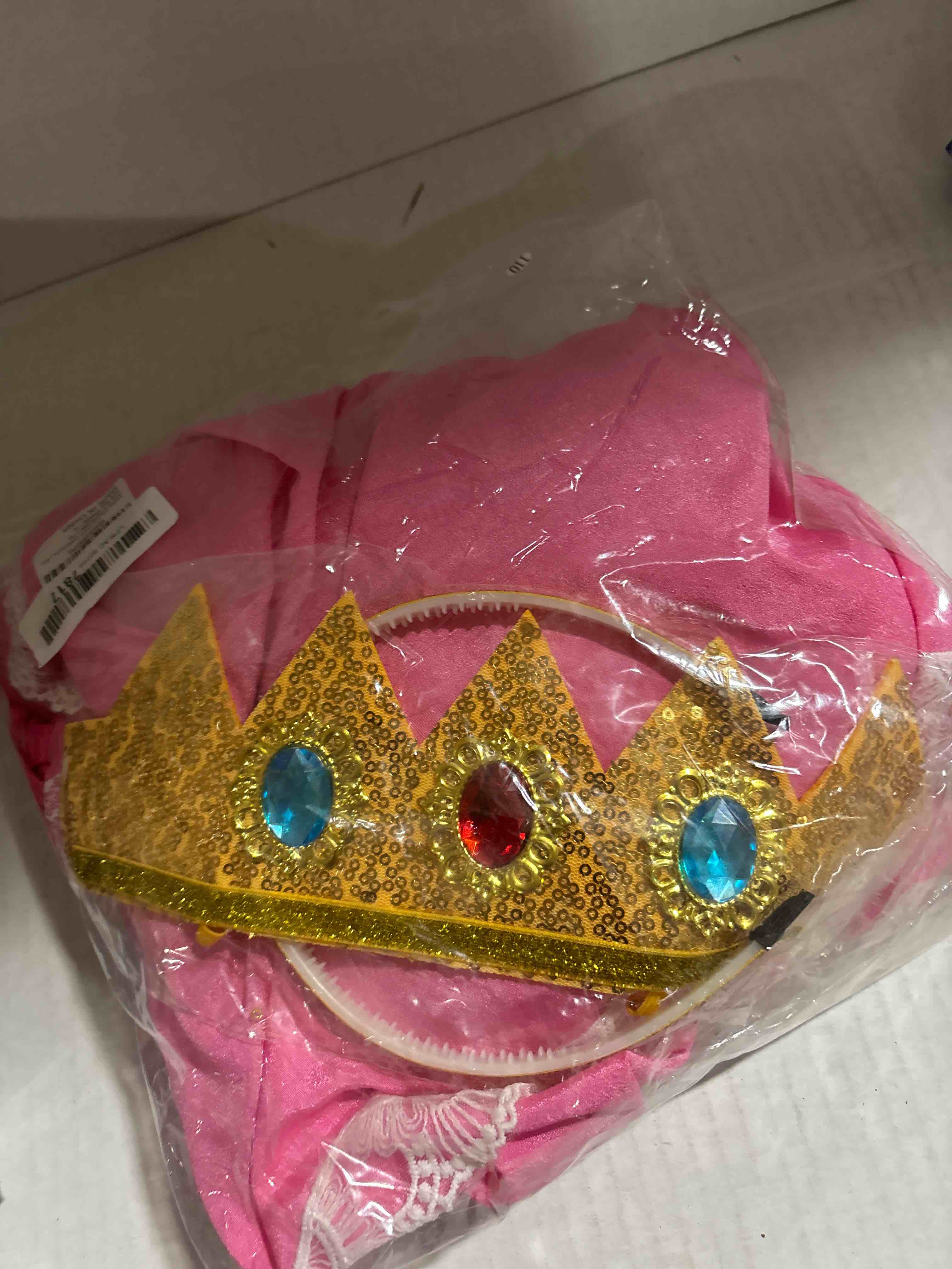 Condition photo showing New/Like New for Pink Costume for Girls Kids Dress Up Halloween Carnival Cosplay Party Outfit 4-5 Years