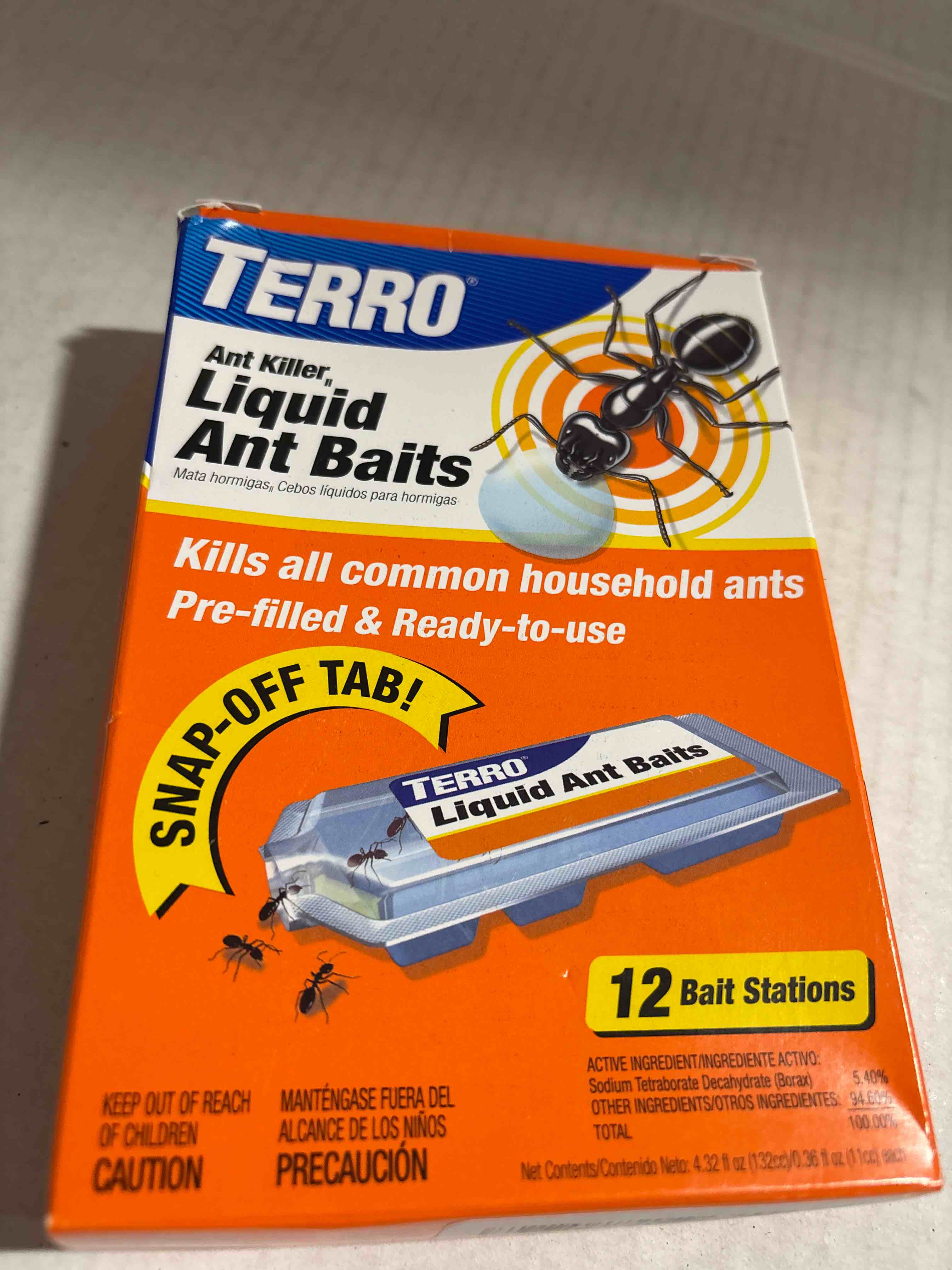 Condition photo showing New/Like New for TERRO Ant Killer Bait Stations T300B - Liquid Bait to Eliminate Ants - Bait System - 12 Count Stations for Effective Indoor Ant Control
