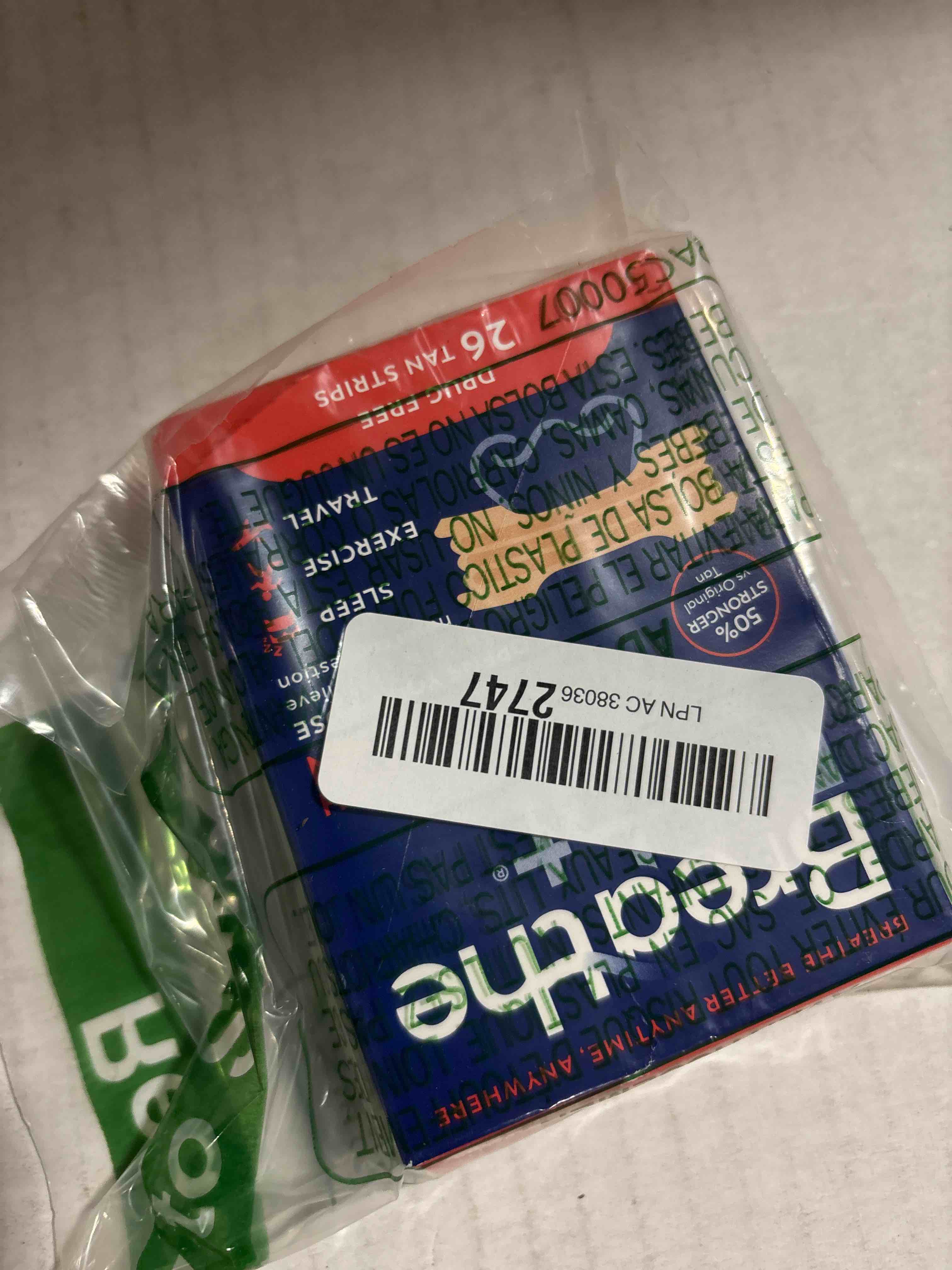 Condition photo showing New/Like New for Breathe Right Nasal Strips Extra Strength Tan Nasal Strips Help Stop Snoring Drug-Free Snoring Solution & Instant Nasal Congestion Relief Caused by Colds & Allergies 26ct