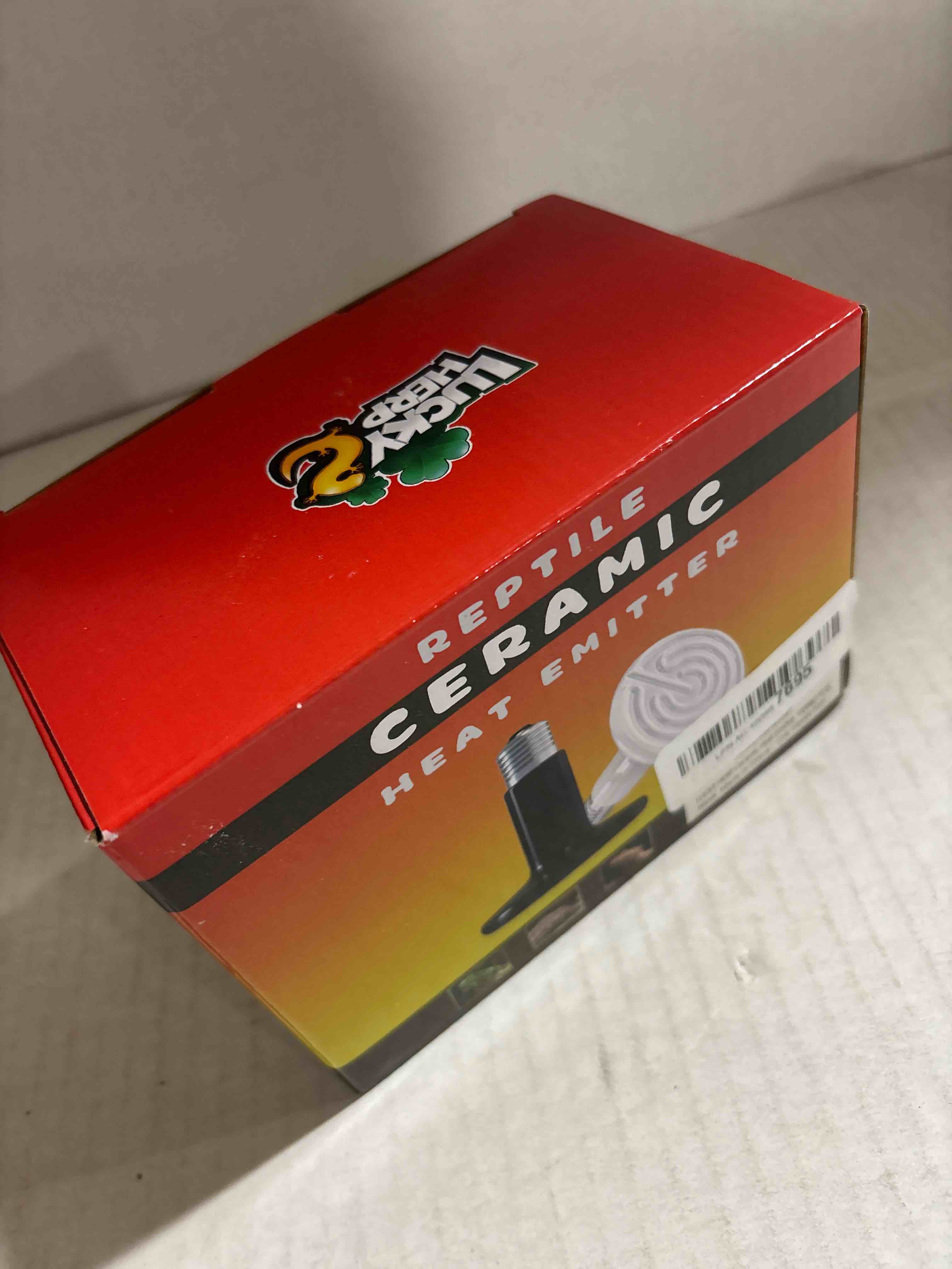 Condition photo showing New/Like New for LUCKY HERP 100W Ceramic Heat Emitter, Reptile Heat Bulbs, Ceramic Heat Lamp for Reptiles, Amphibian, Chicken, Dog, Cat (2-Pack) 100 Watts