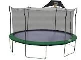 Propel 15' Round Trampoline with Safety Enclosure and Basketball Hoop